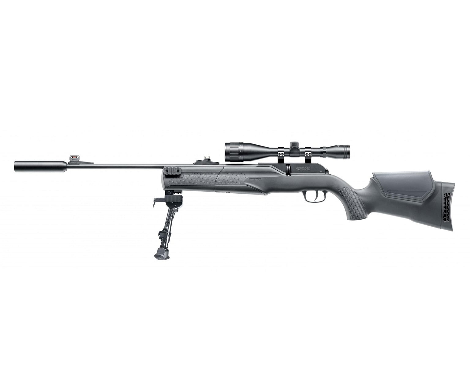 Пневматична гвинтівка Umarex 850 M2 XT Kit 4,5 мм з прицілом, сошкою та глушником K3 Neo