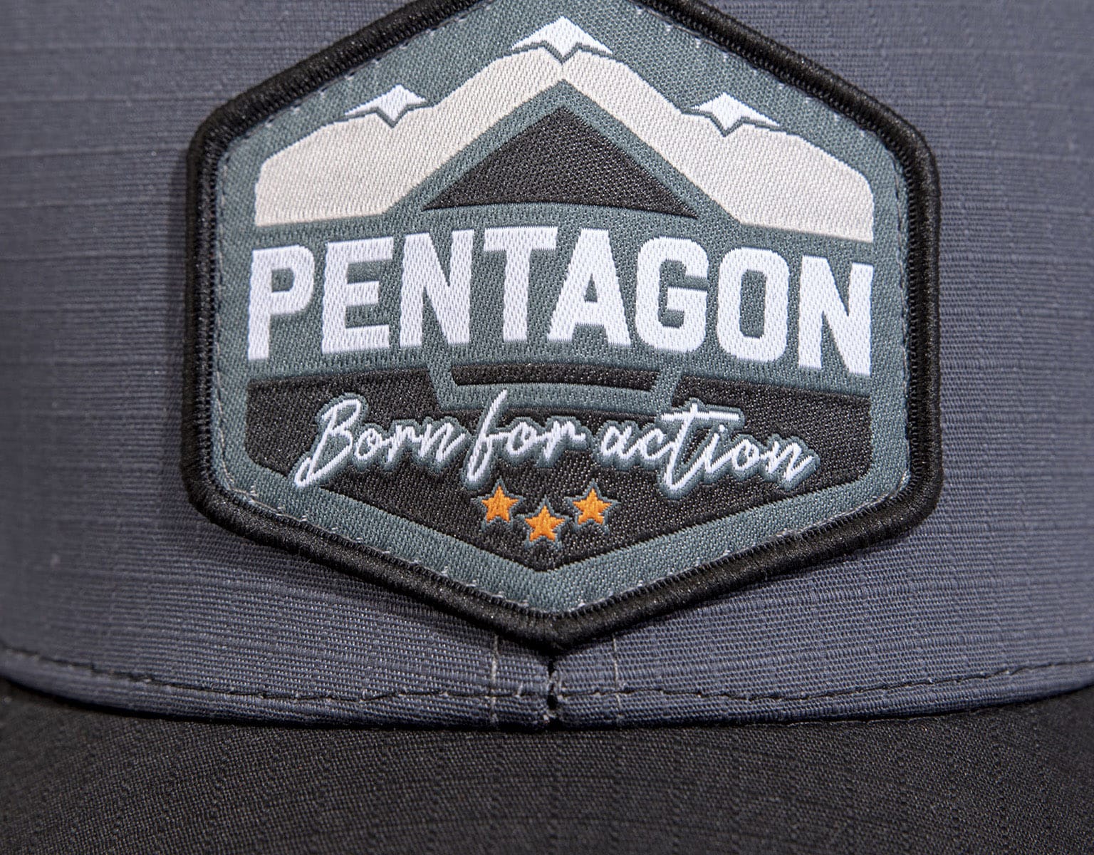 Czapka z daszkiem Pentagon Era Born for action - Wolf Grey