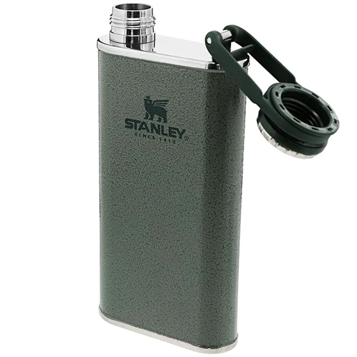 Piersiówka Stanley Classic Easy Fill Wide Mouth Flask 230 ml - Hammertone Green