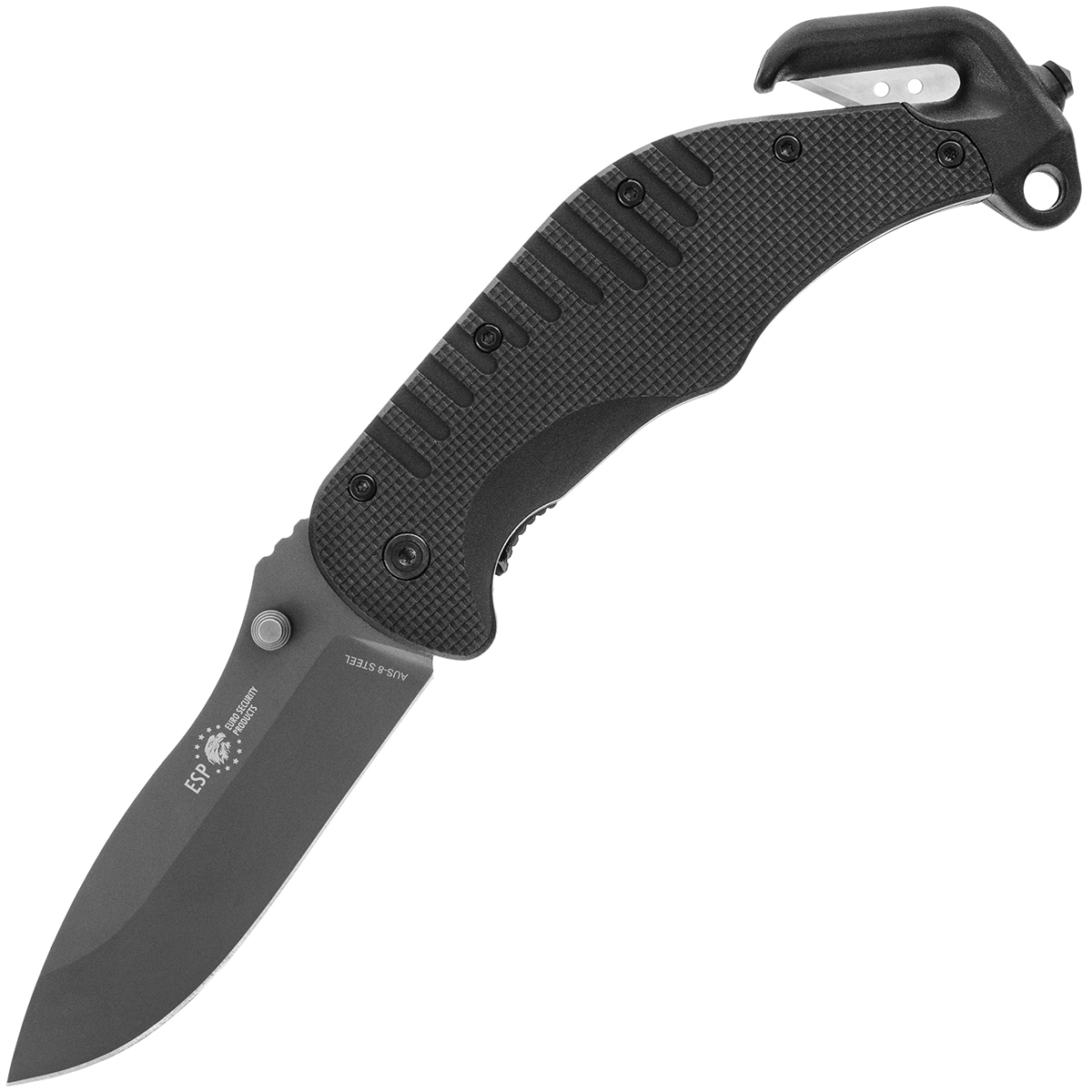 Складаний рятувальний ніж ESP RK-01 Rescue Knife - Black