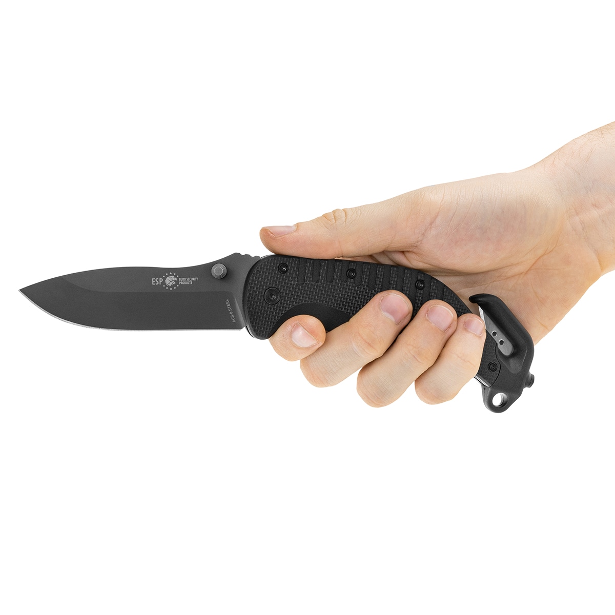 Nóż składany ratowniczy ESP RK-01 Rescue Knife - Black