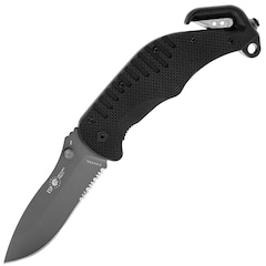 Складаний ніж рятувальний ESP RK-01-S Rescue Knife - Black