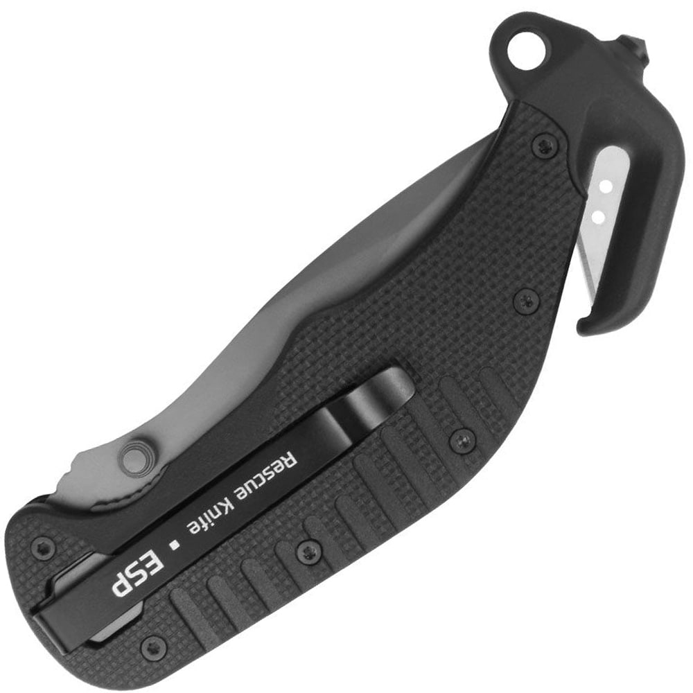 Nóż składany ratowniczy ESP Rescue Knife RK-02 - Black