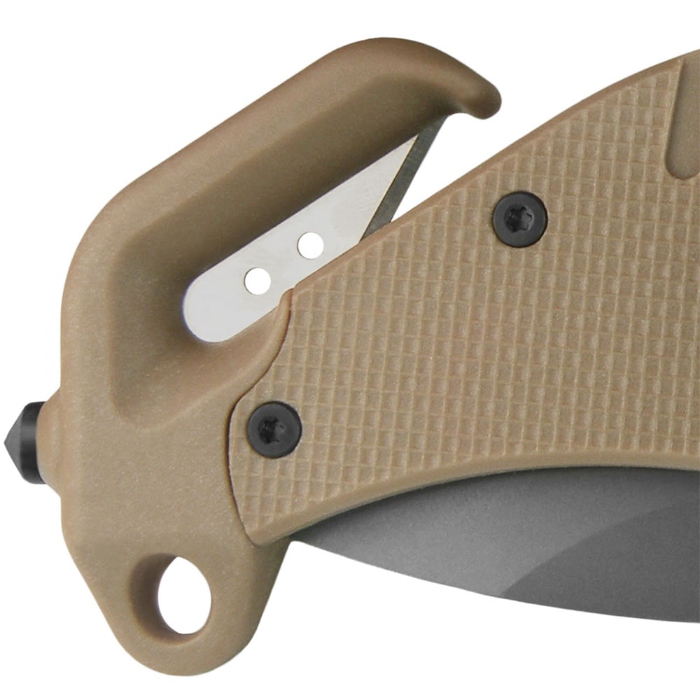 Nóż składany ratowniczy ESP RKK-01 Rescue Knife - Khaki