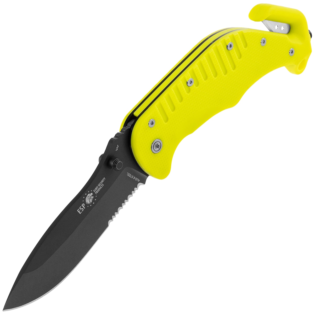 Nóż składany ratowniczy ESP RKY-01-S Rescue Knife - Yellow