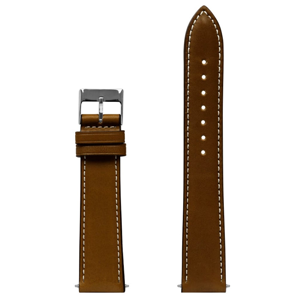 Шкіряний ремінець Zeppelin для годинника 18 мм - Світло-коричневий