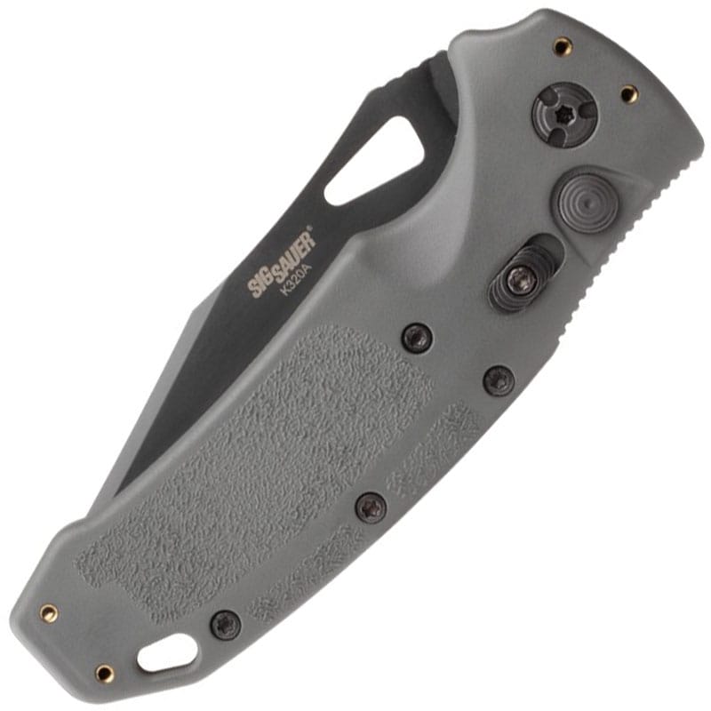 Hogue SIG K320A Tactical Tanto Black Cerakote Spring knife - Grey