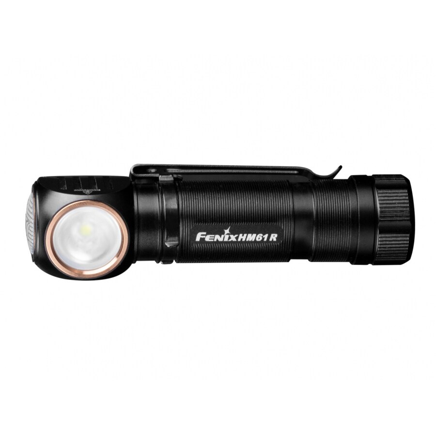 Latarka czołowa i kątowa Fenix HM61R z opaską - 1200 lumenów