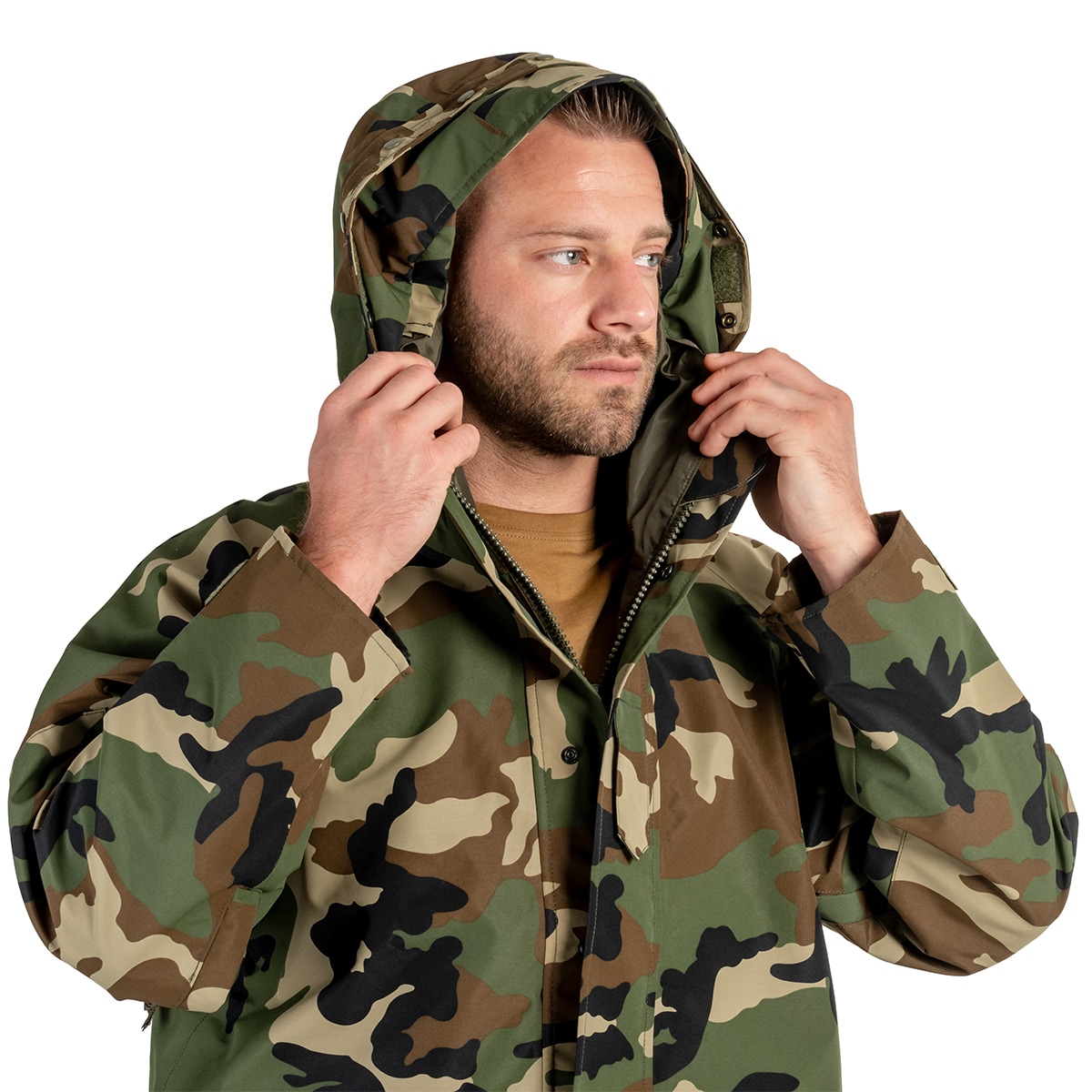 Куртка Mil-Tec Wet Weather 3-Layer Laminate Waterproof - Woodland