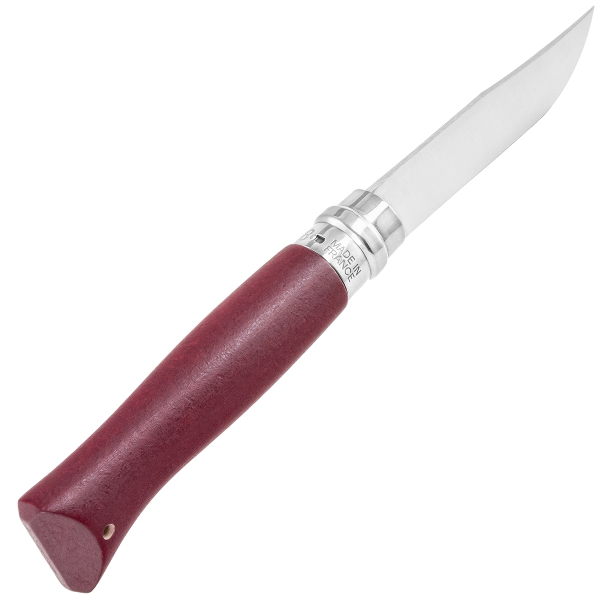 Nóż składany Opinel No.8 Colorama Inox - Burgundy