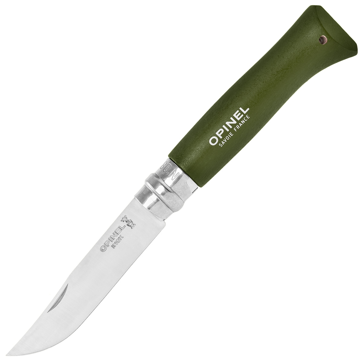 Nóż składany Opinel No.8 Colorama Inox - Khaki