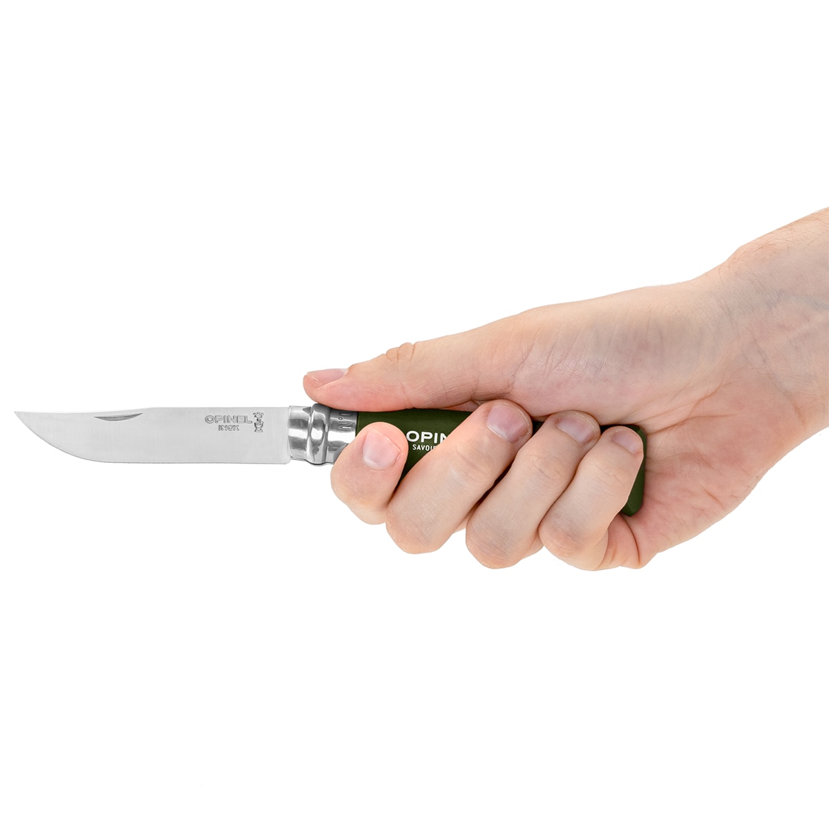 Nóż składany Opinel No.8 Colorama Inox - Khaki