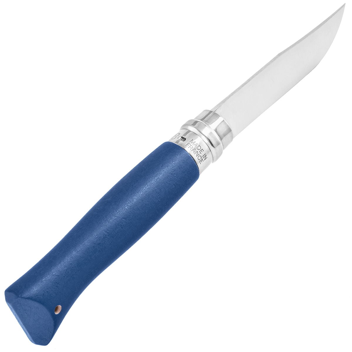 Nóż składany Opinel No.8 Colorama Inox z etui - Blue