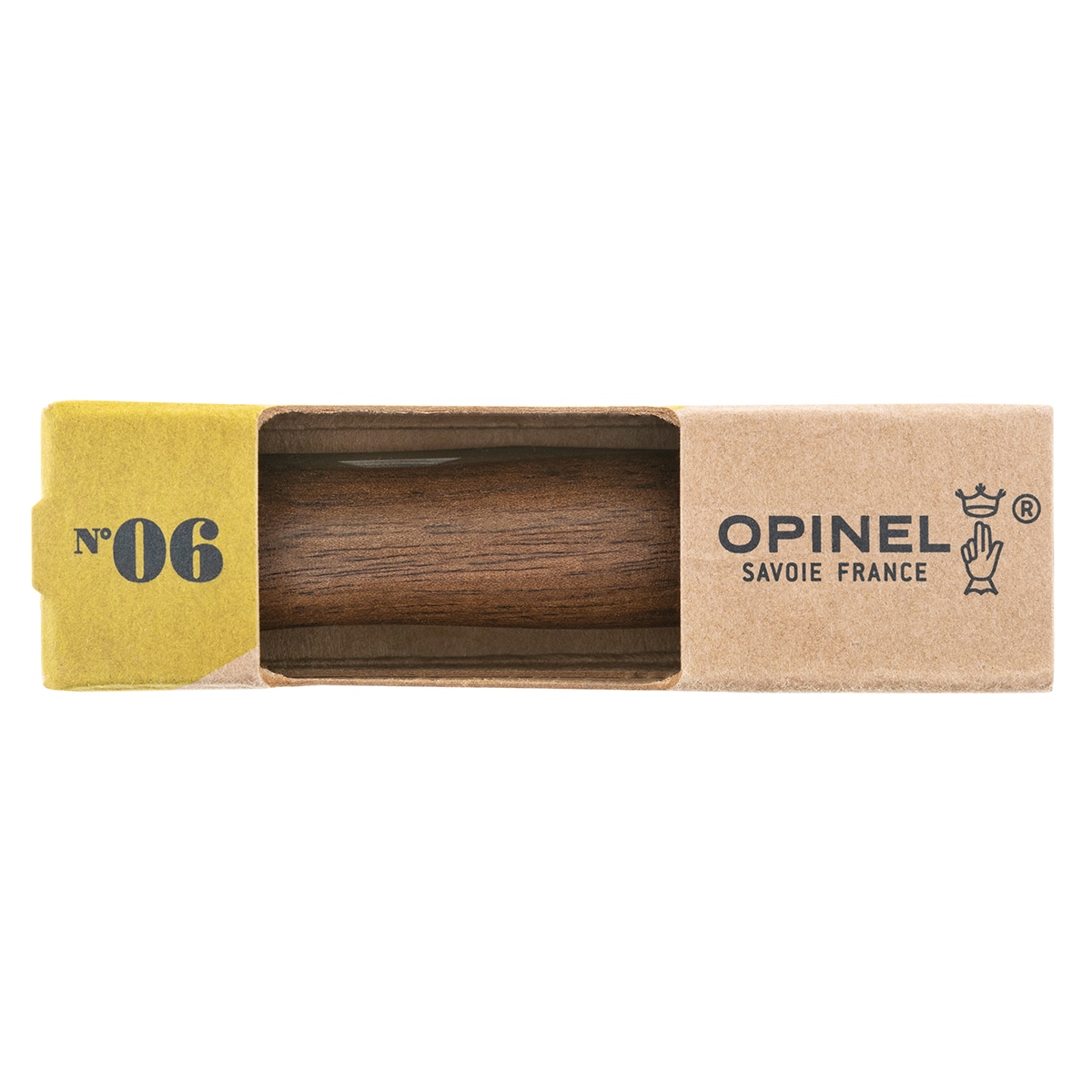 Nóż składany Opinel No.6 Inox Lux Walnut