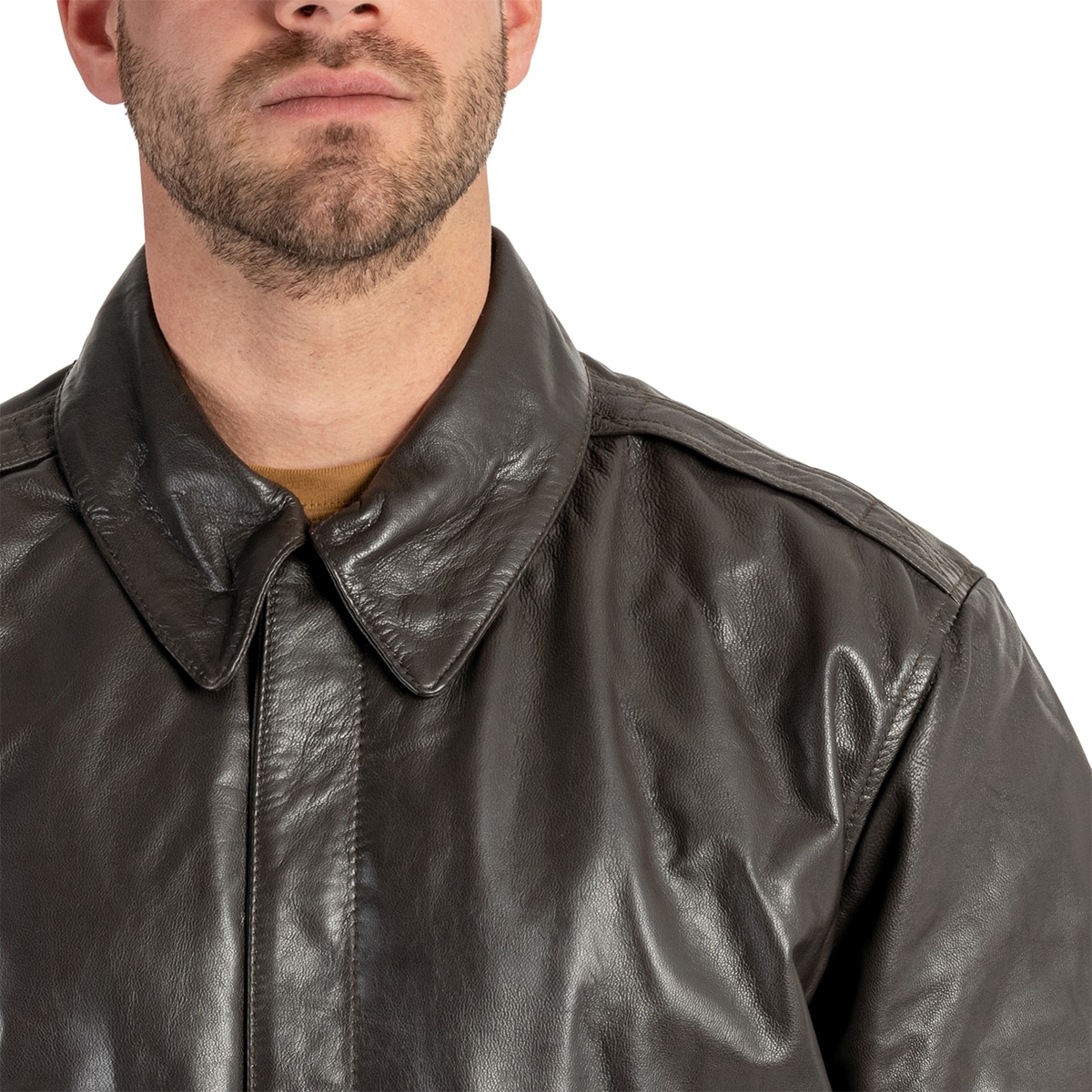 Kurtka skórzana Mil-Tec US A2 Leather Flight Jacket - Brown