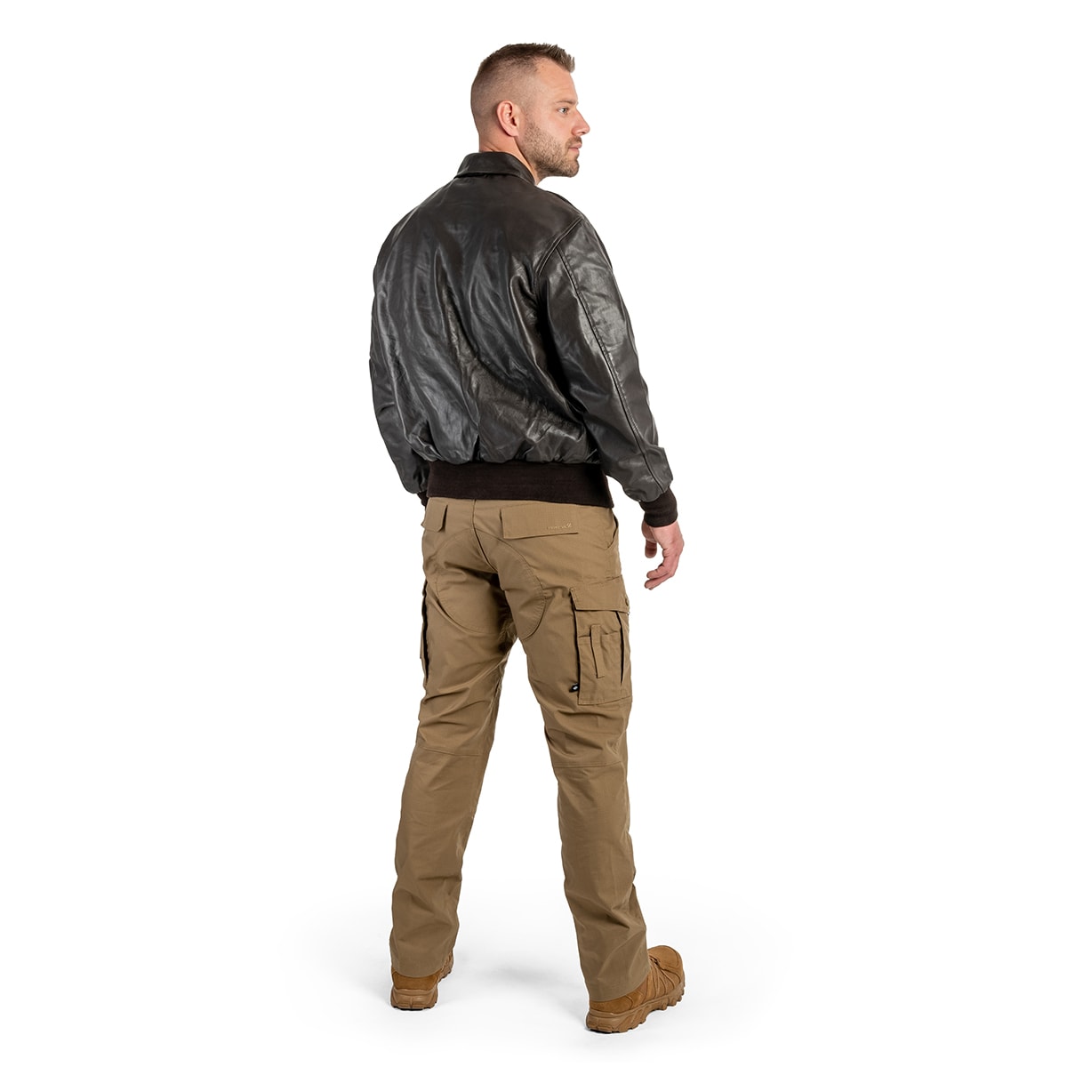 Kurtka skórzana Mil-Tec US A2 Leather Flight Jacket - Brown