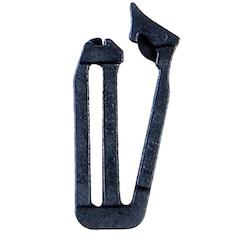 Klamra Wisport zaczep odpinany 25 mm 5 szt. - Czarna
