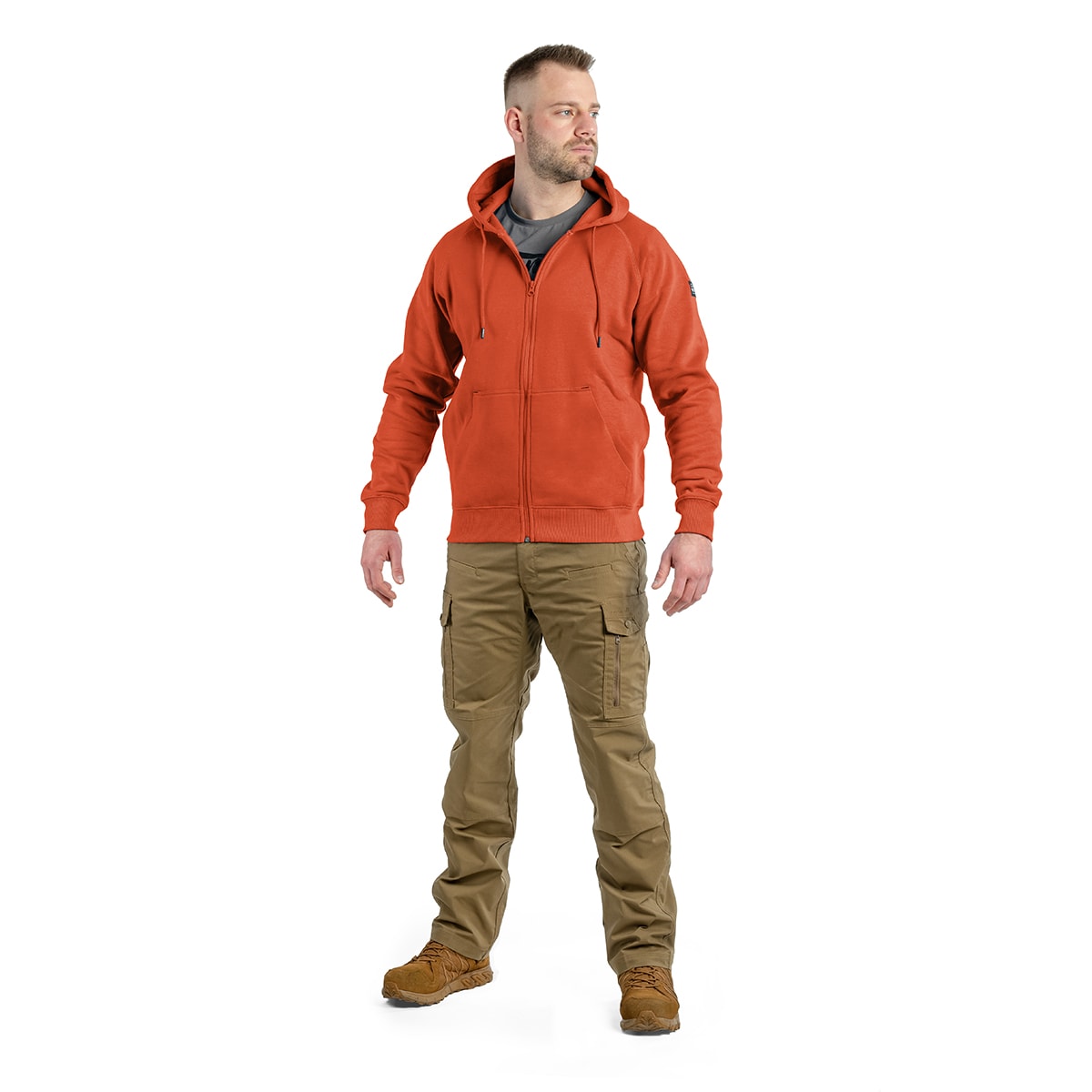 Кофта Pentagon CloMod Zip Hoody Blank - Maroon Red