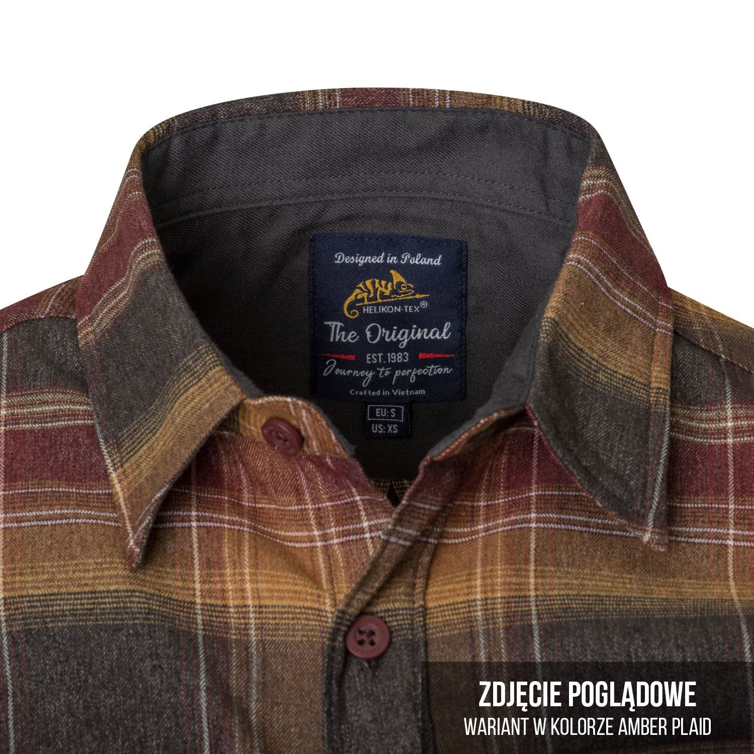Koszula Helikon-Tex GreyMan Polyester/Nylon - Graphite Plaid