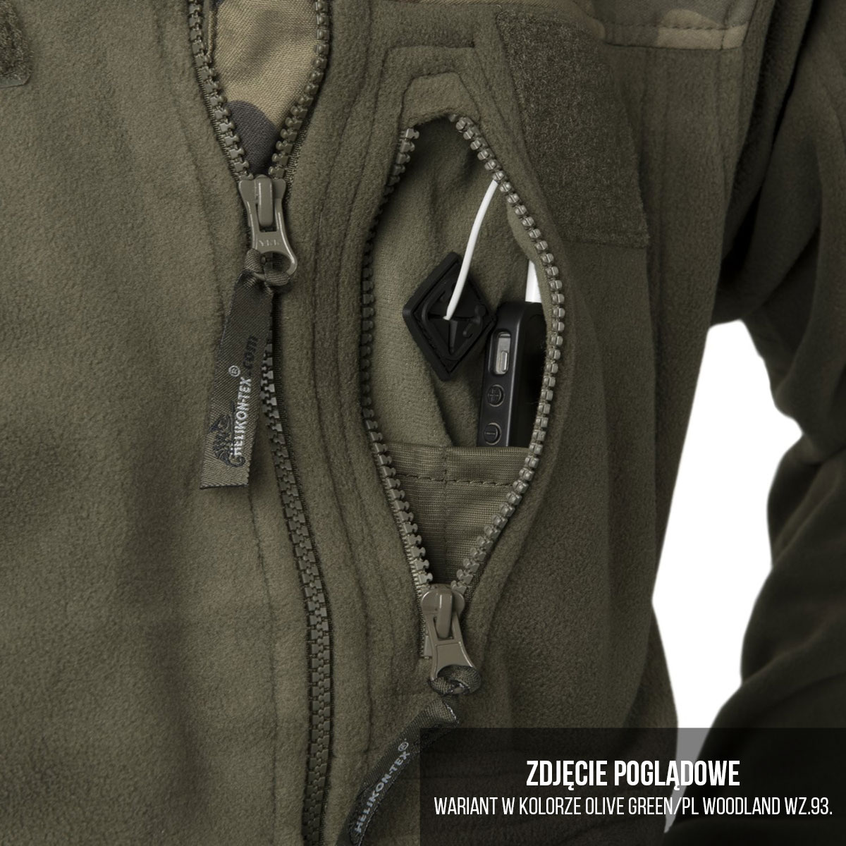 Polar Helikon-Tex Infantry - Black/wz.93 Pantera PL Woodland