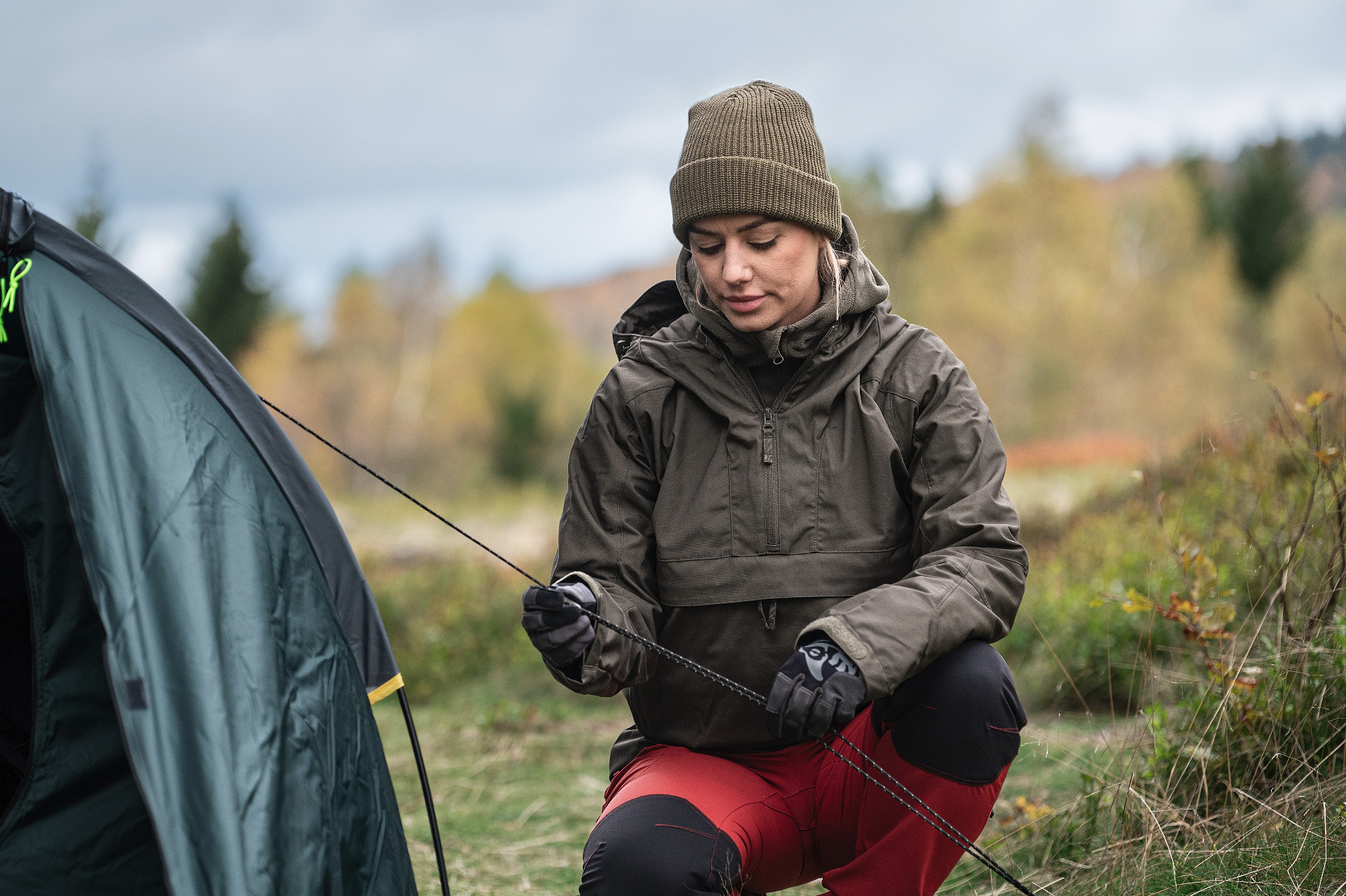 Kurtka Helikon-Tex Woodsman Anorak - Taiga Green