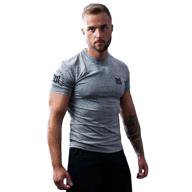 Koszulka treningowa Military Gym Wear Action Men Tee - Grey Melange