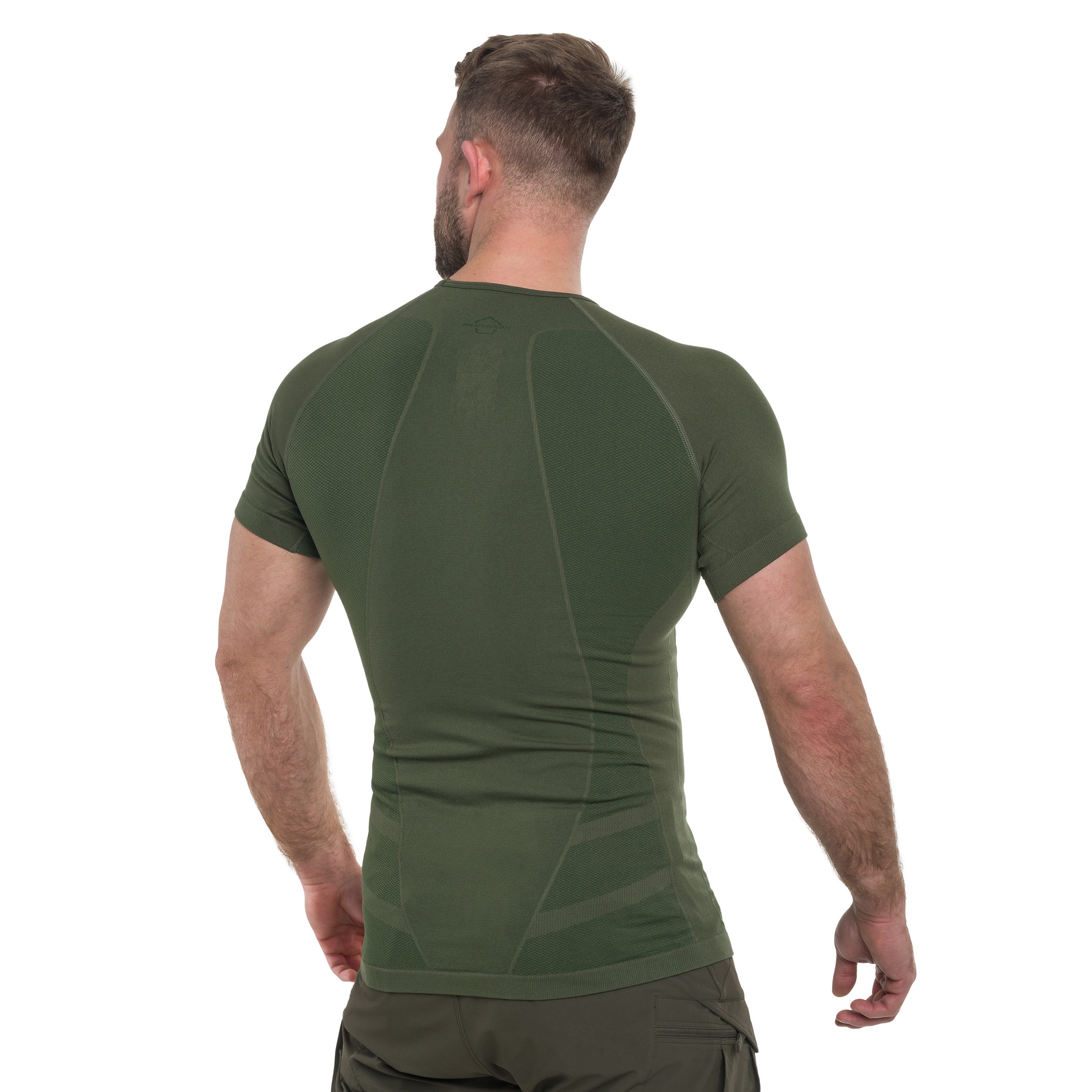 Koszulka termoaktywna Pentagon Plexis Short Sleeve - Camo Green