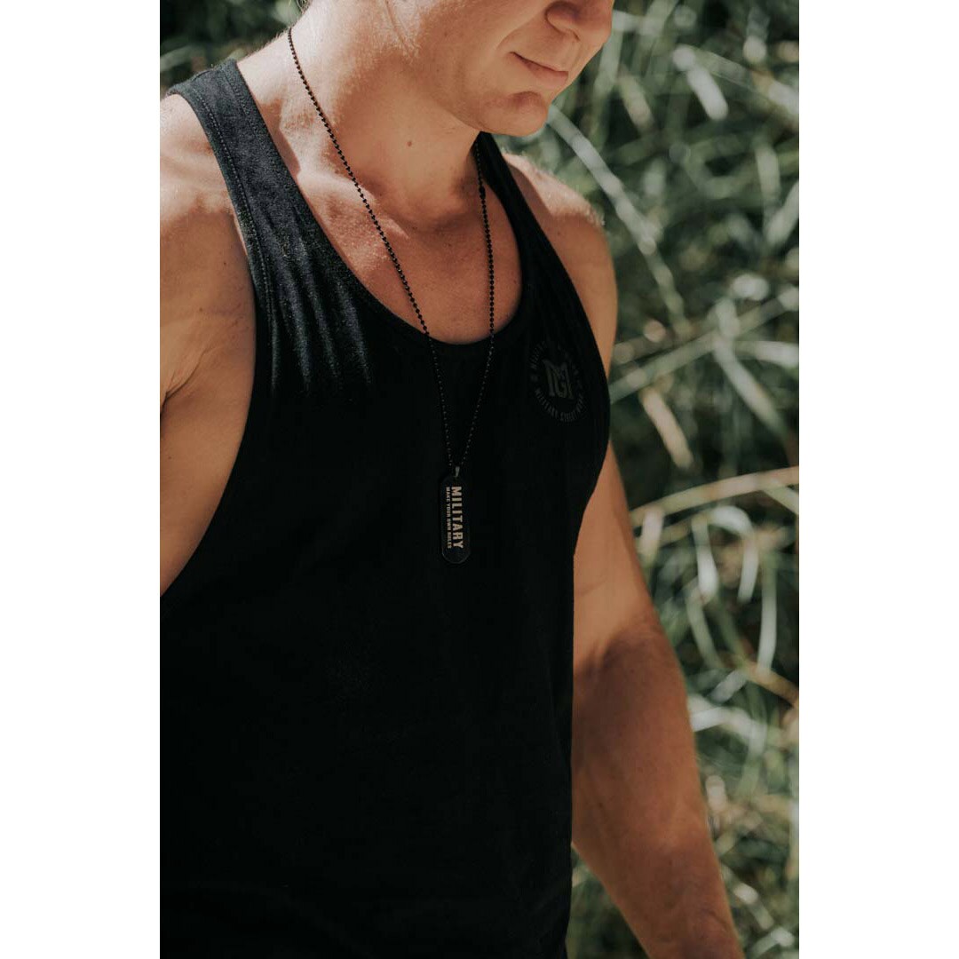 Koszulka Tank Top Military Gym Wear Warrior - Black