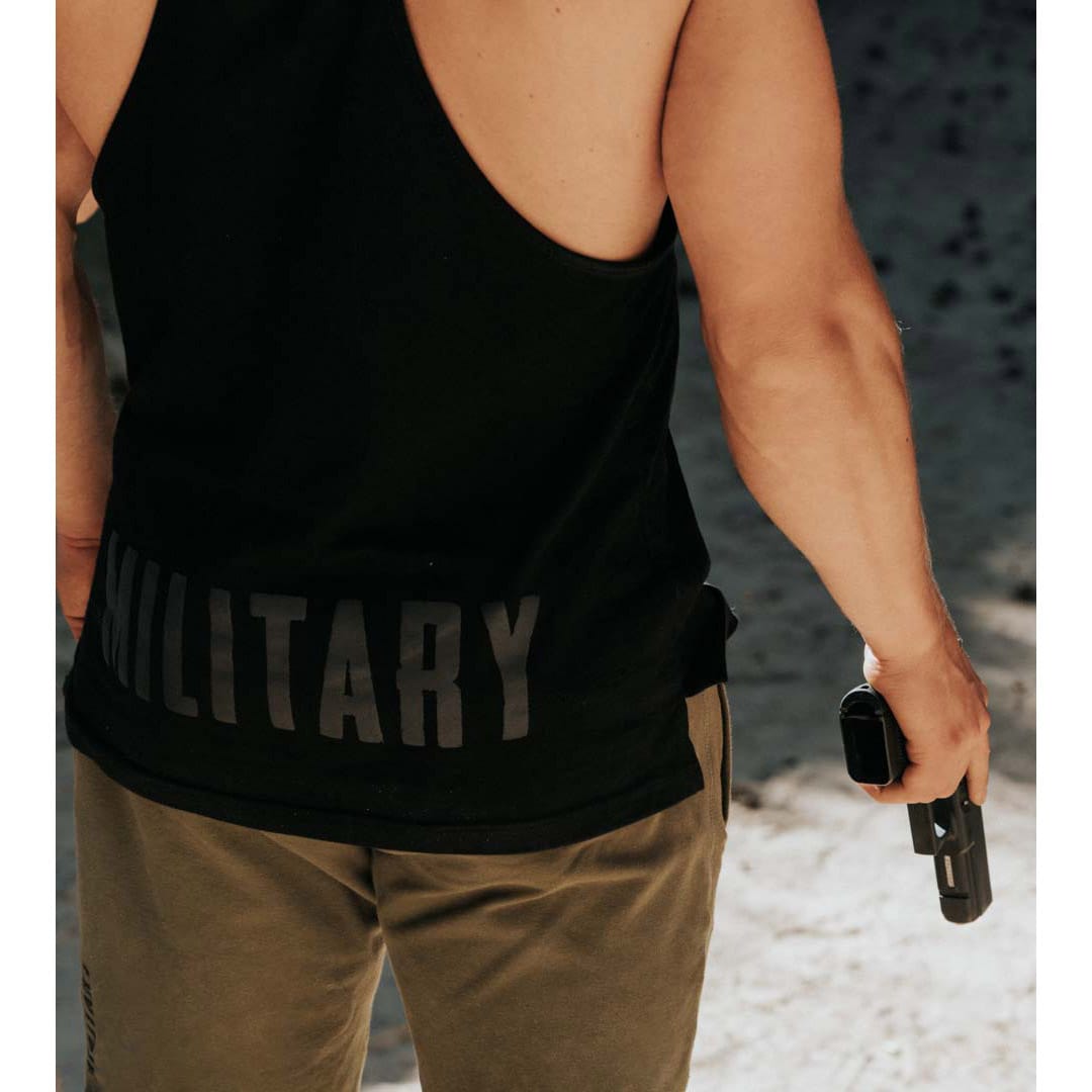 Koszulka Tank Top Military Gym Wear Warrior - Black