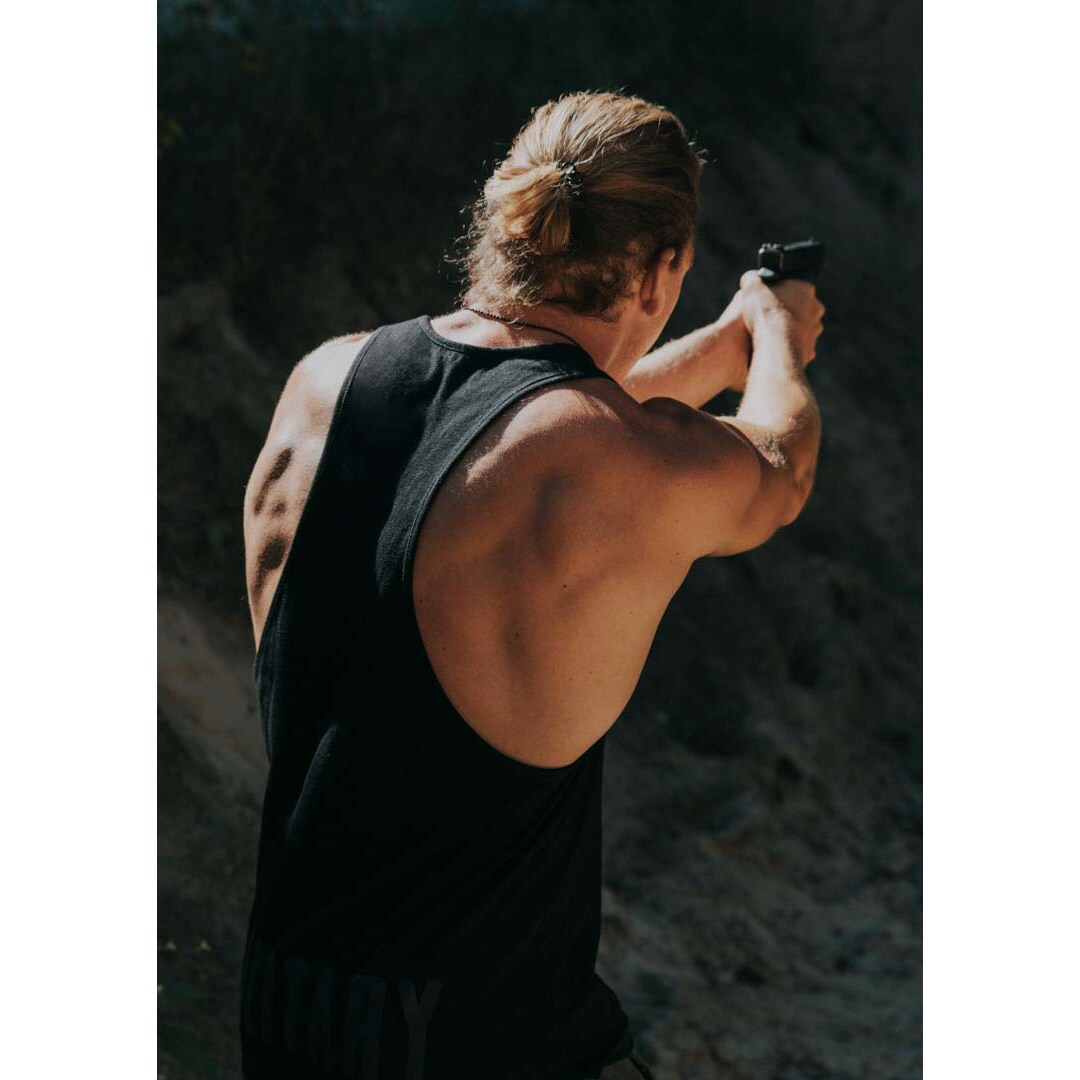Koszulka Tank Top Military Gym Wear Warrior - Black