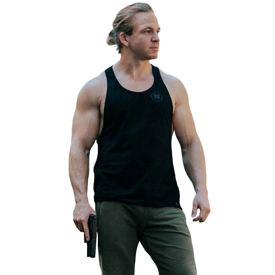 Koszulka Tank Top Military Gym Wear Warrior - Black
