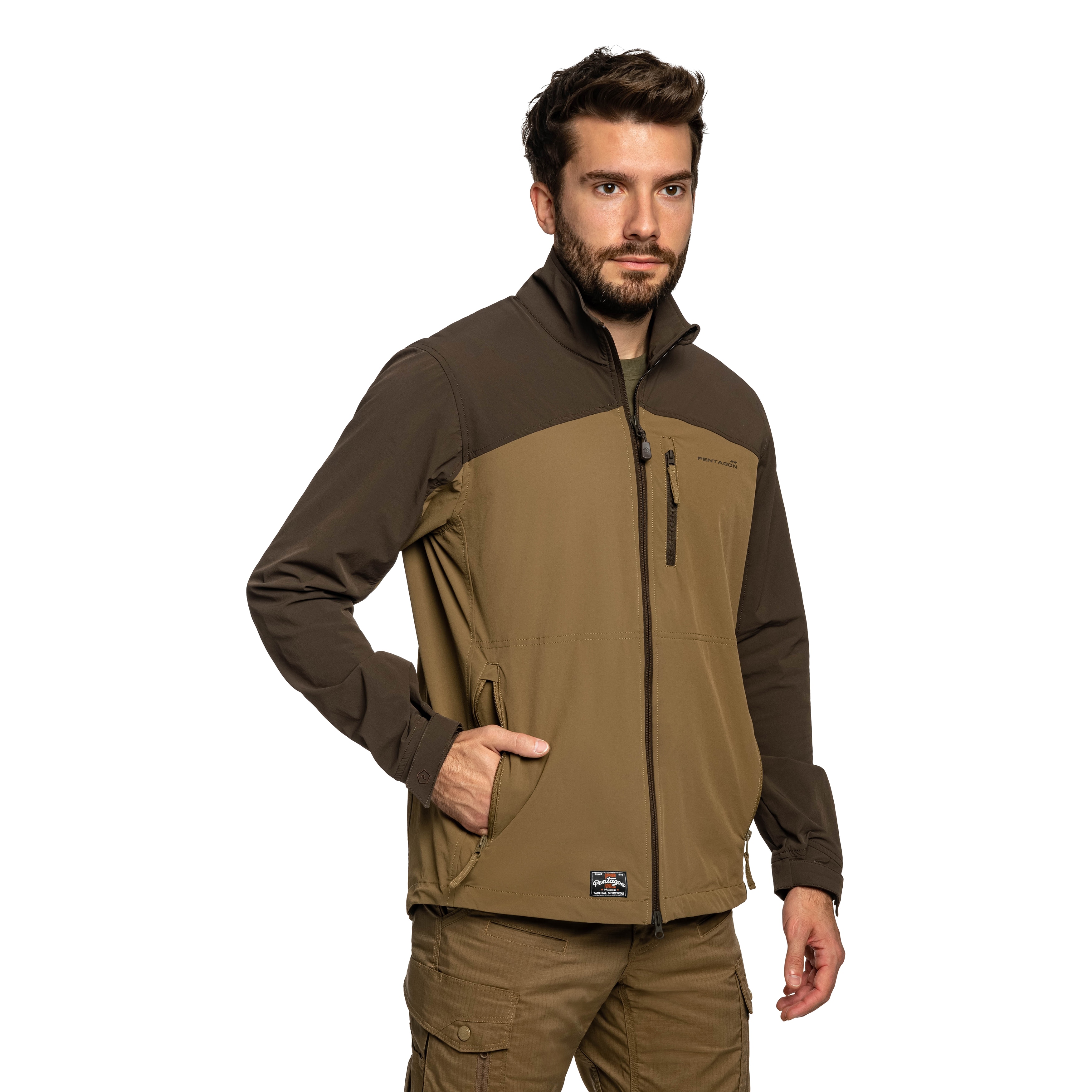 Kurtka Pentagon Elite Light Softshell - Coyote/Mix