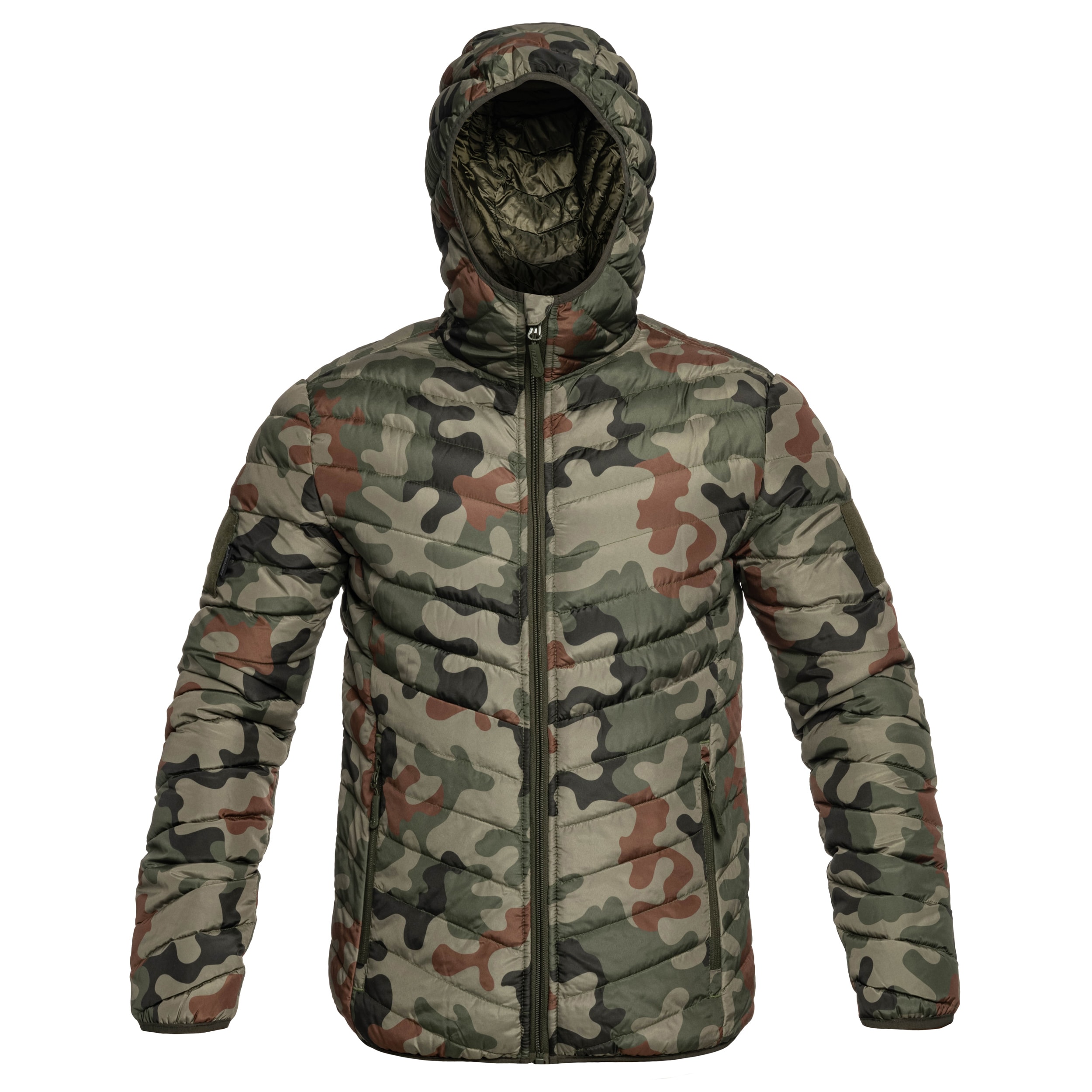 Kurtka puchowa dwustronna Texar Reverse - Olive/wz.93 Pantera PL Woodland