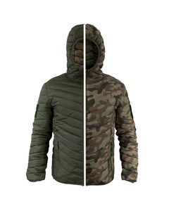 Куртка пухова двостороння Texar Reverse - Olive/PL Camo Куртка пухова двостороння Texar Reverse - Olive/PL Camo