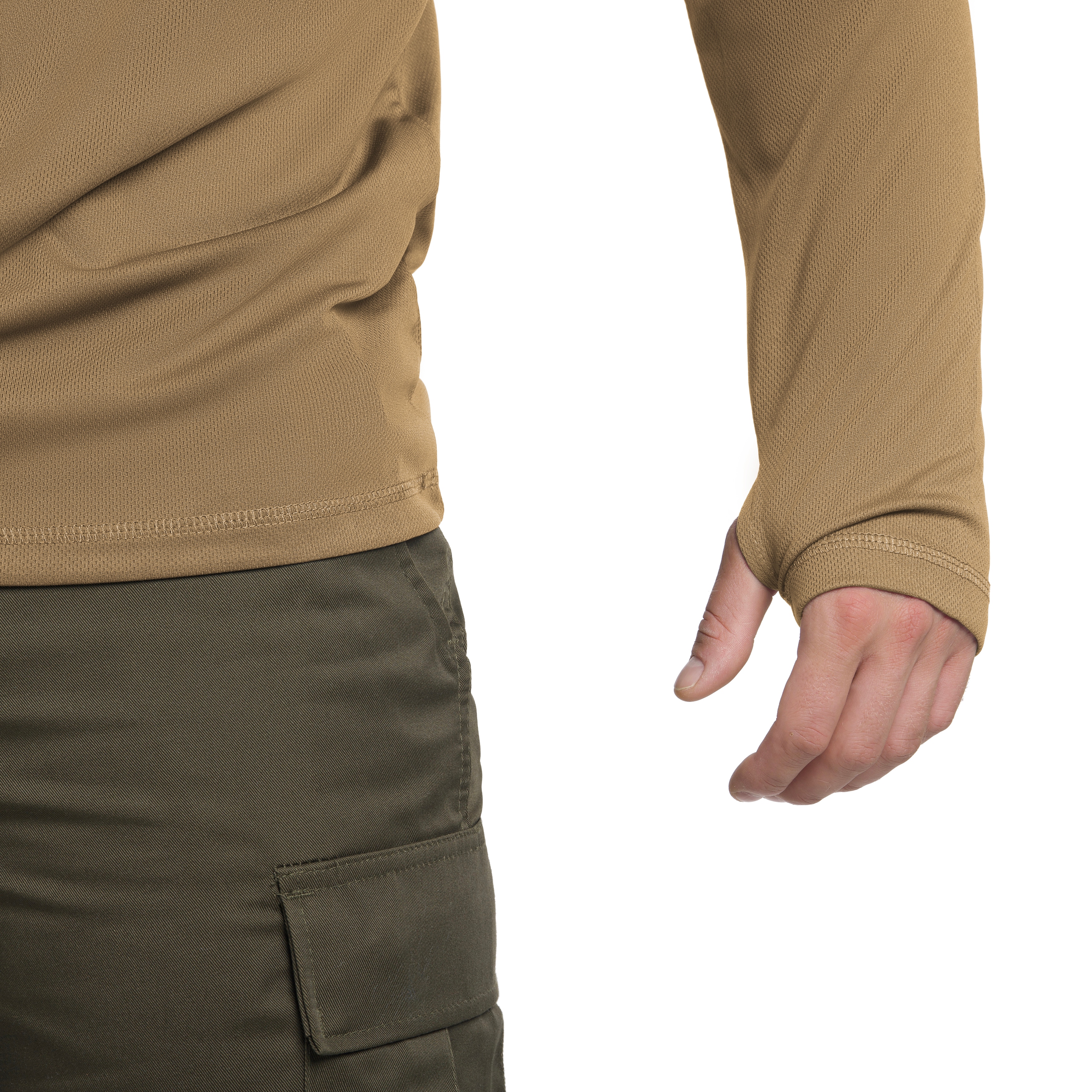 Koszulka termoaktywna Mil-Tec Tactical Long Sleeve - Coyote