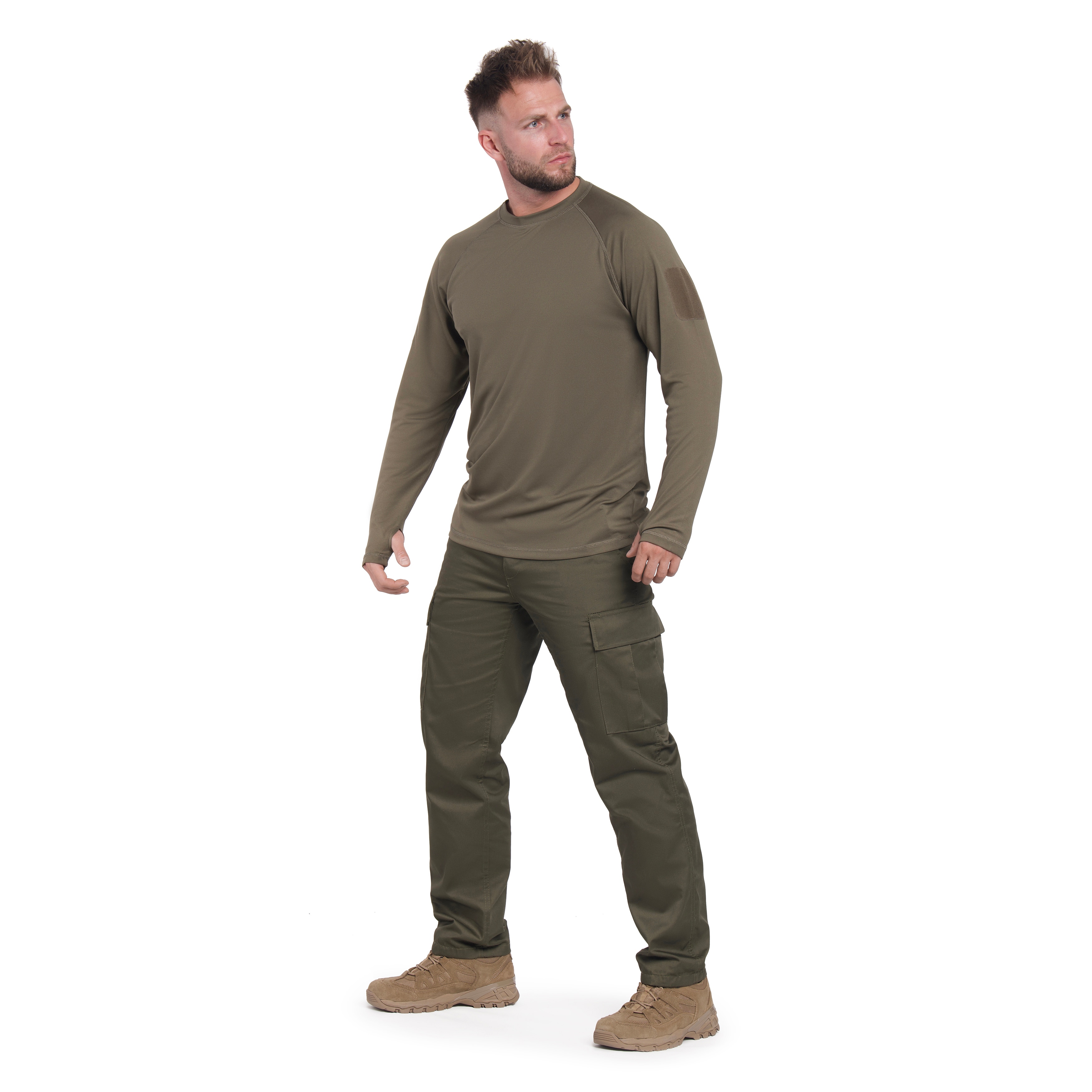 Koszulka termoaktywna Mil-Tec Tactical Long Sleeve - Olive