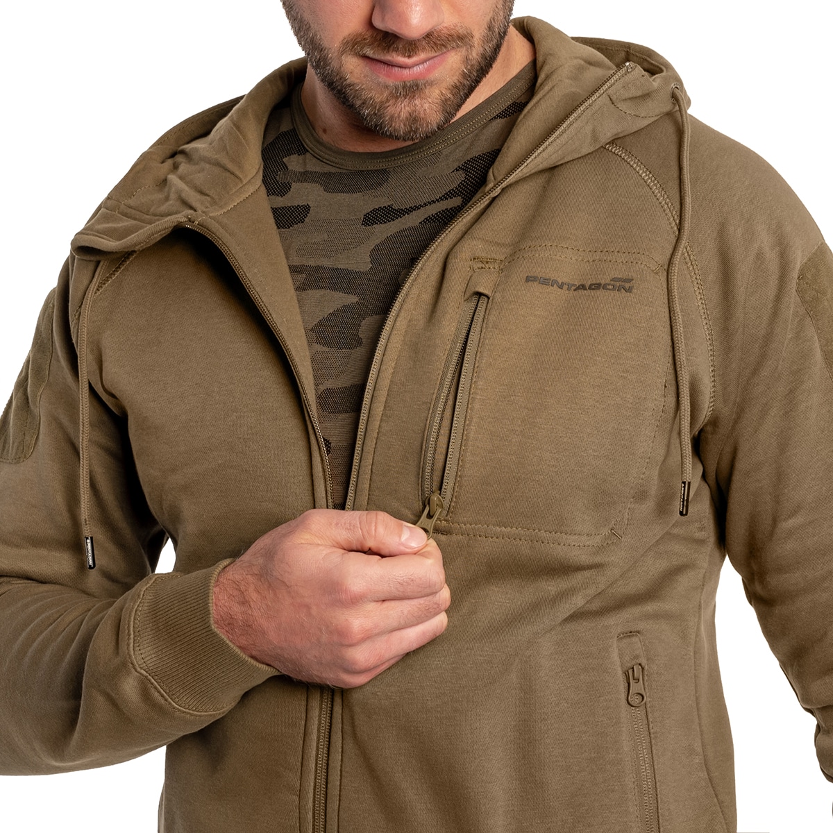 Bluza Pentagon Leonidas 2.0 Tactical Hoodie - Coyote