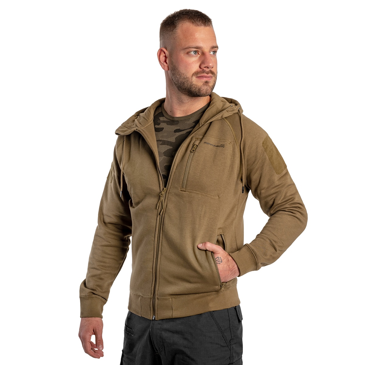 Bluza Pentagon Leonidas 2.0 Tactical Hoodie - Coyote