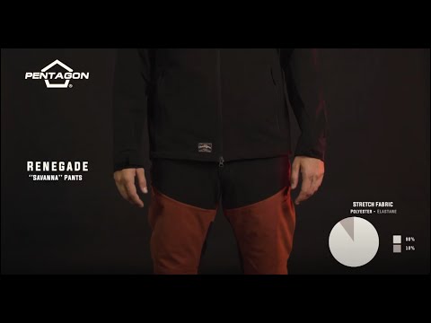 Spodnie Pentagon Renegade Savanna Maroon Red - impregnowane