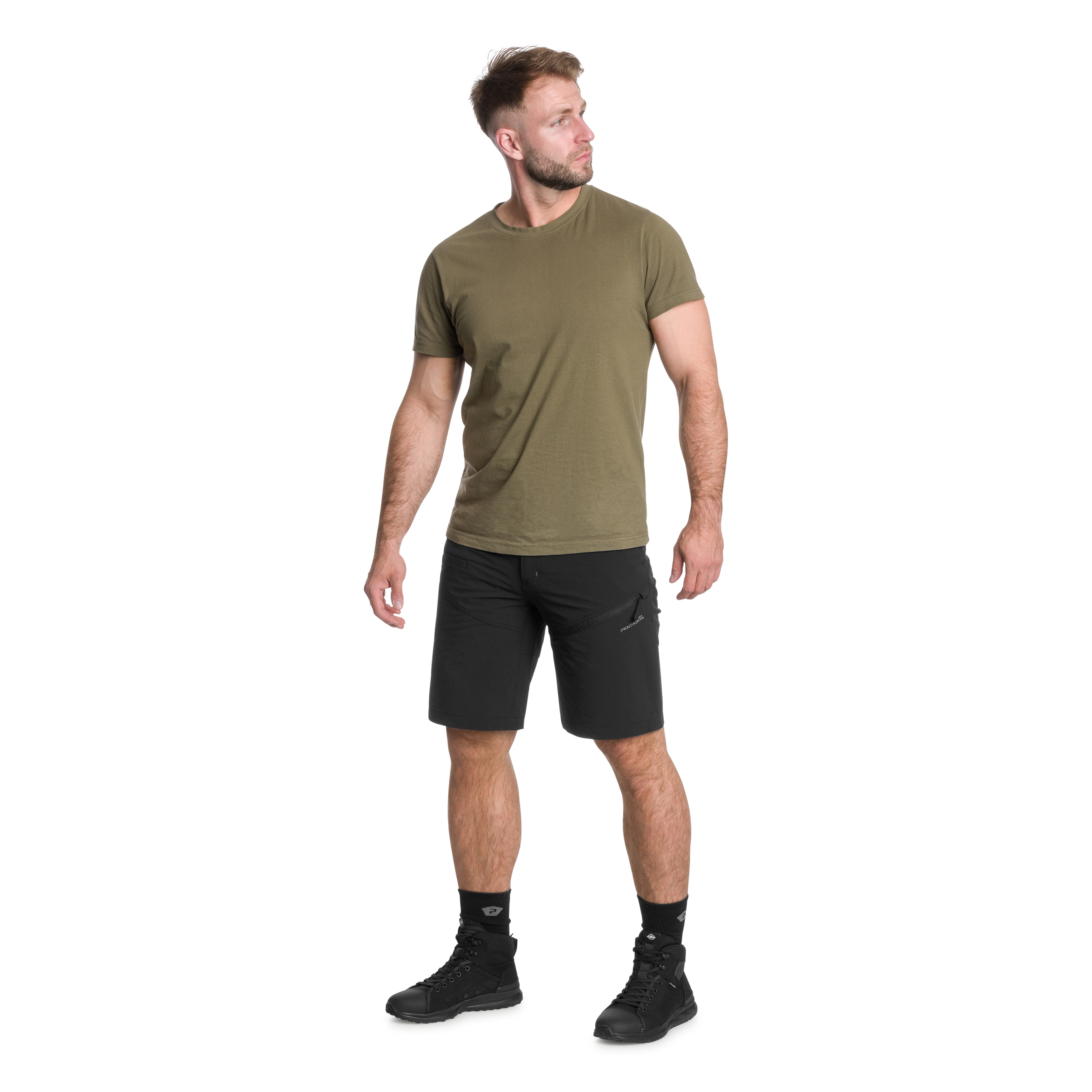 Szorty Pentagon Renegade Tropic Black - impregnowane