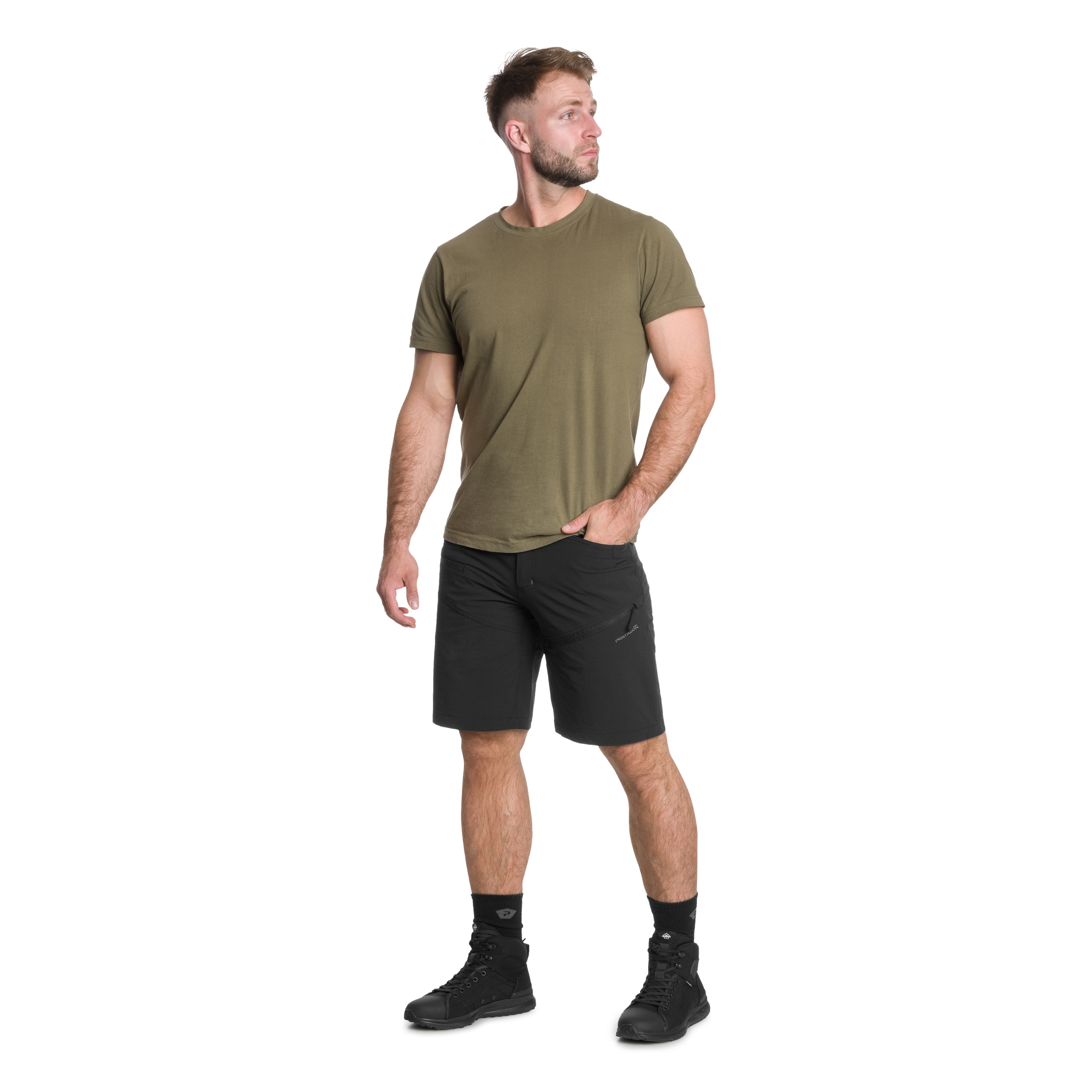 Szorty Pentagon Renegade Tropic Black - impregnowane
