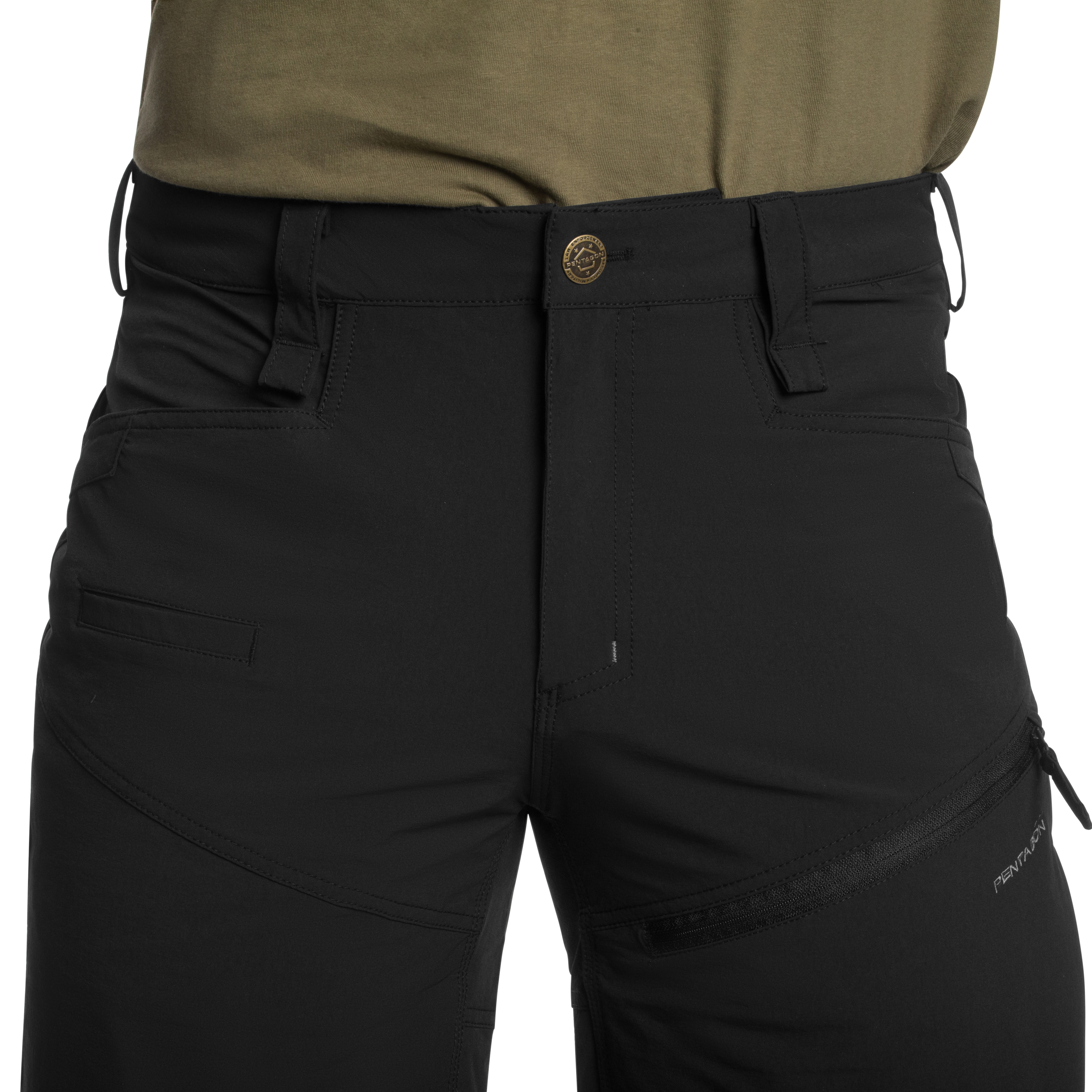 Szorty Pentagon Renegade Tropic Black - impregnowane