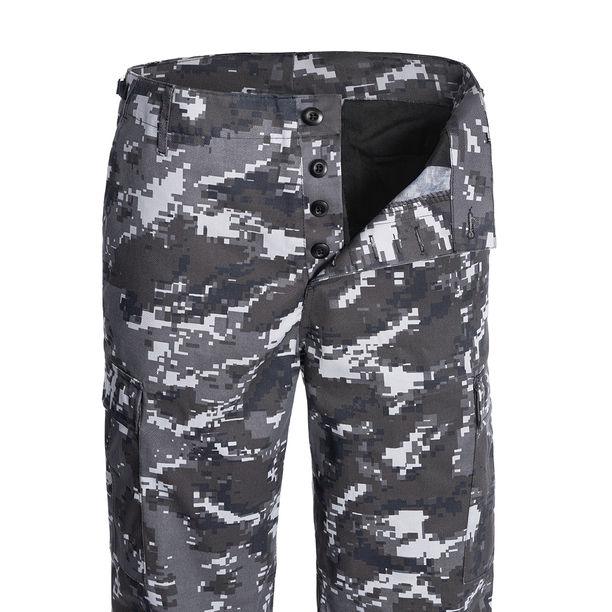 Spodnie wojskowe Mil-Tec US Ranger BDU Black Digital