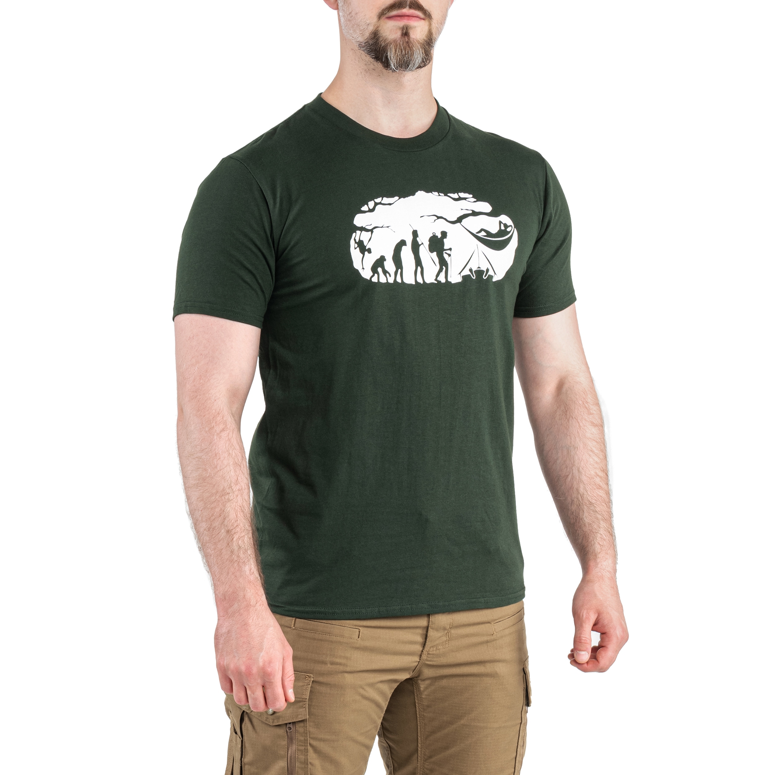 Koszulka T-Shirt TigerWood Bushcraft Evolution - Zielona