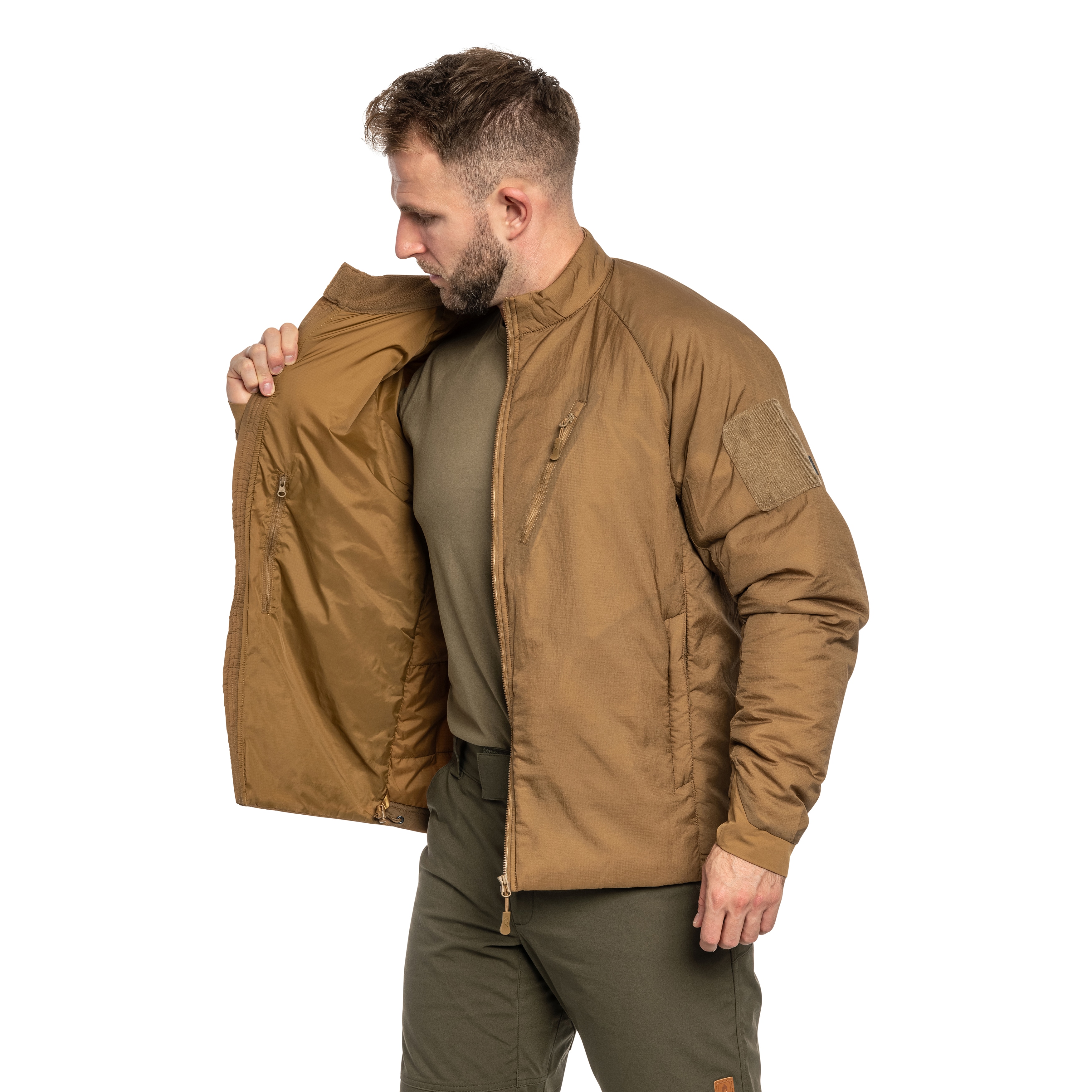 Куртка Helikon Wolfhound Climashield Apex - Coyote