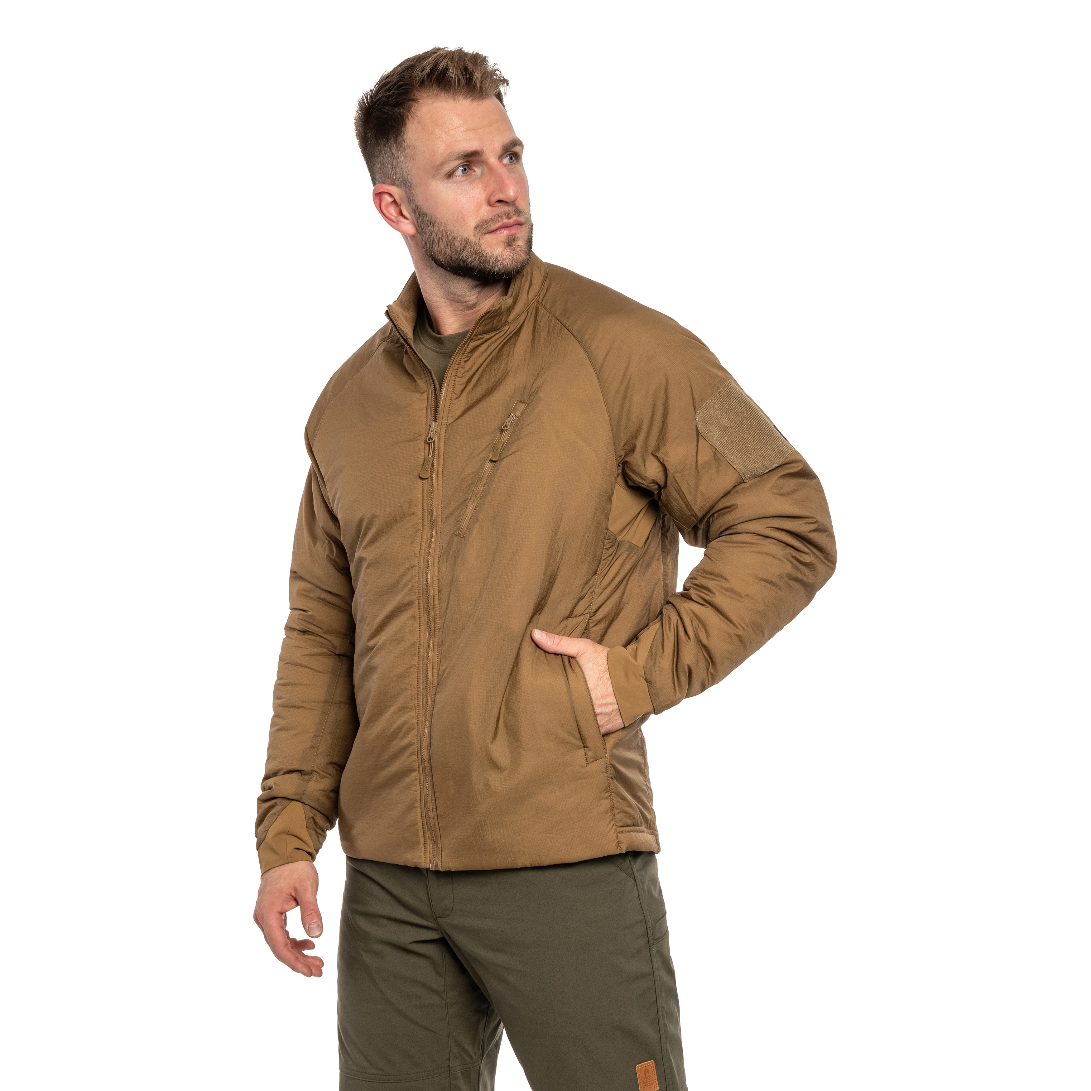 Куртка Helikon-Tex Wolfhound Climashield Apex - Coyote