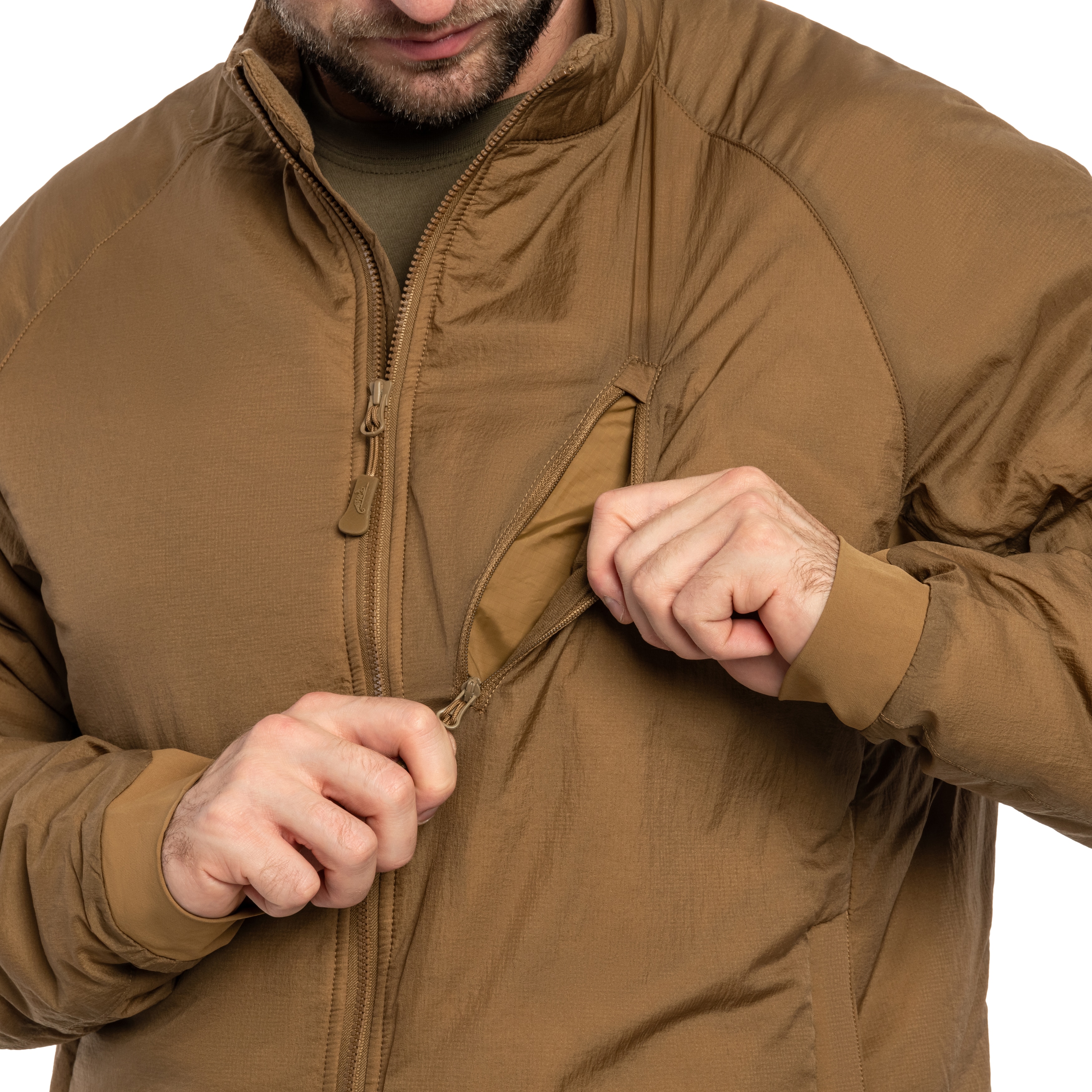 Куртка Helikon-Tex Wolfhound Climashield Apex - Coyote