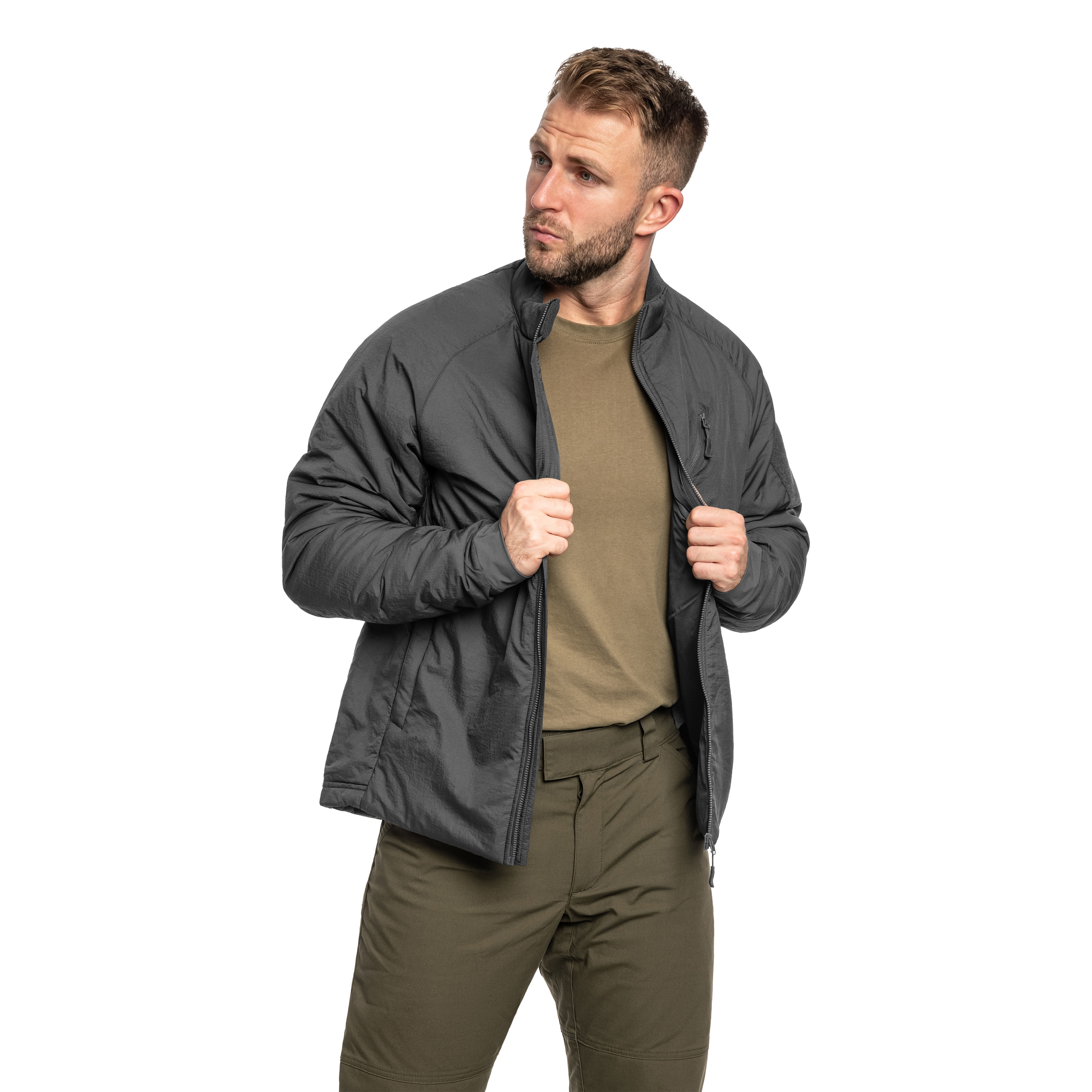 Kurtka Helikon-Tex Wolfhound Climashield Apex - Shadow Grey