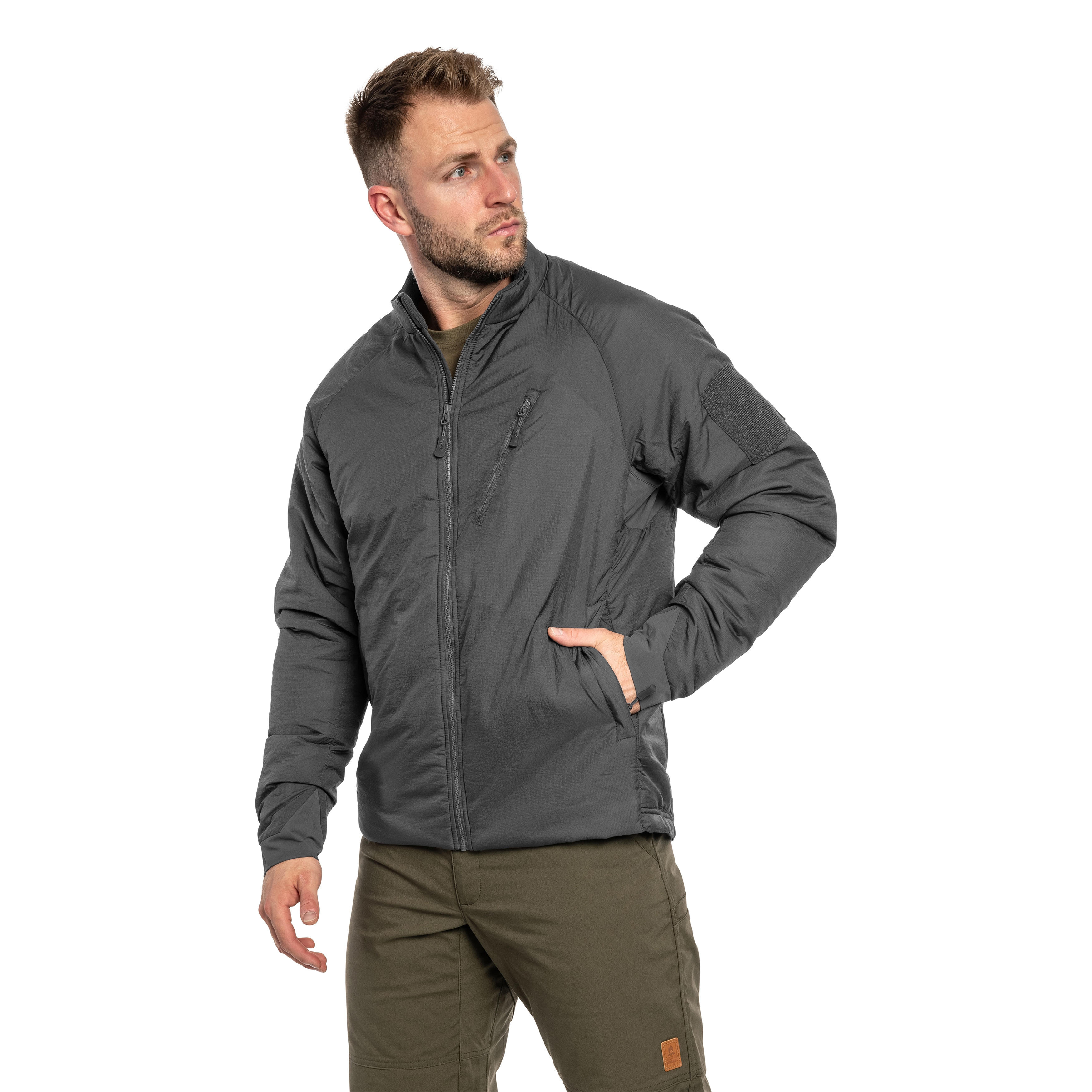 Kurtka Helikon-Tex Wolfhound Climashield Apex - Shadow Grey