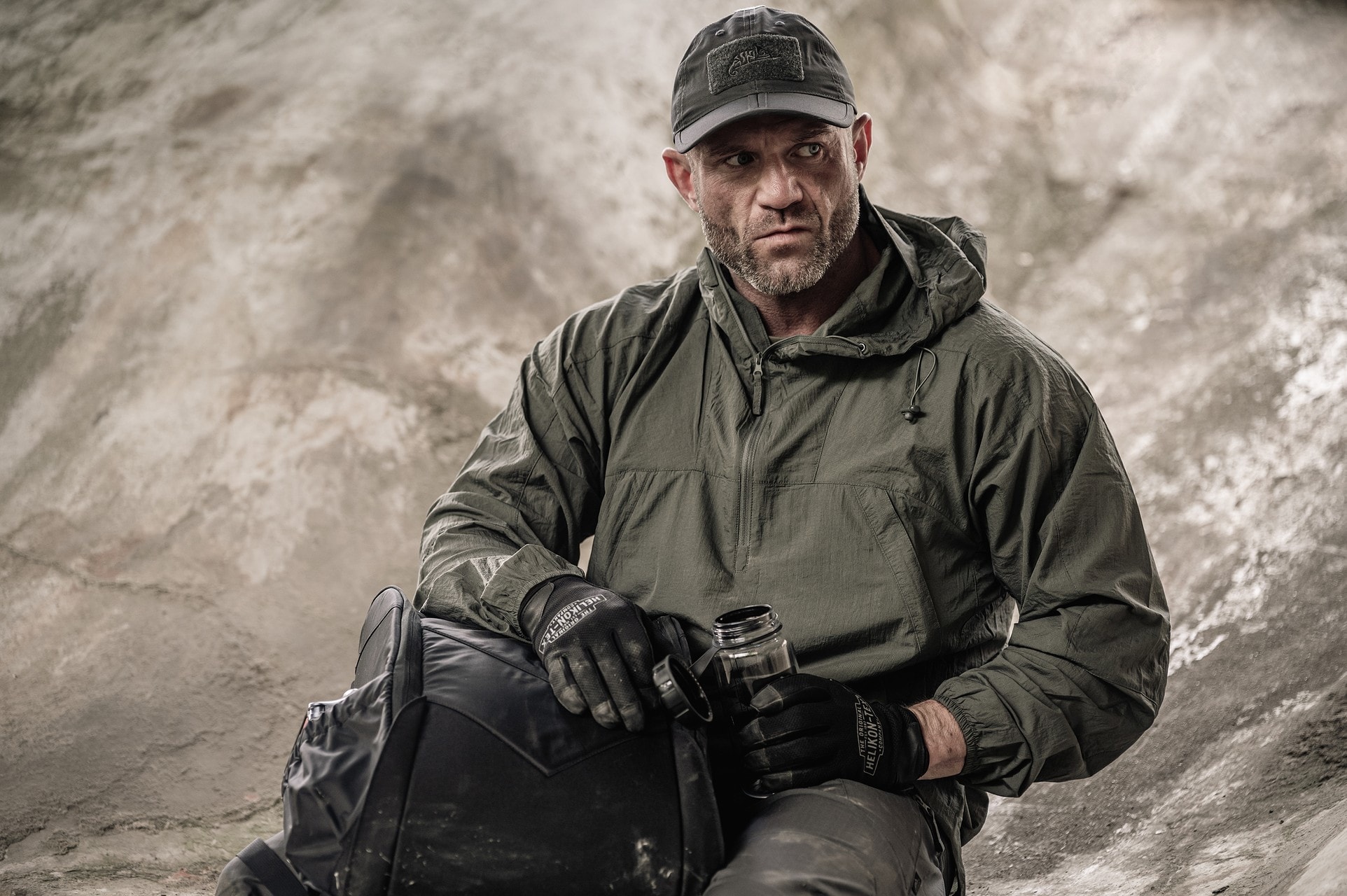 Kurtka Helikon Windrunner Windshirt WindPack - Alpha Green